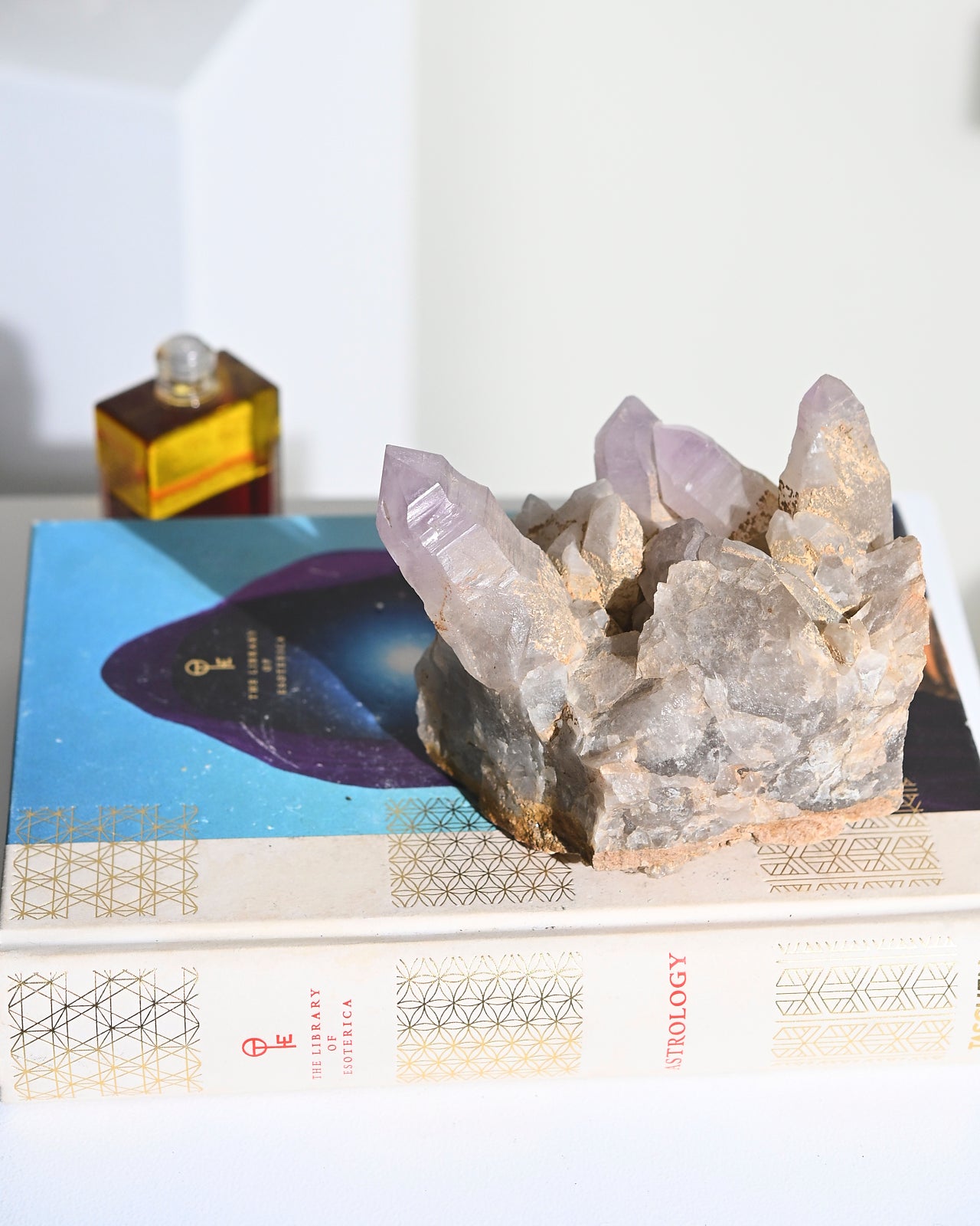 Natural Peruvian Amethyst Crystal Cluster - 4 Inch Healing Stone for Meditation, Reiki & Home Decor | Spiritual Gift & Energy Cleansing