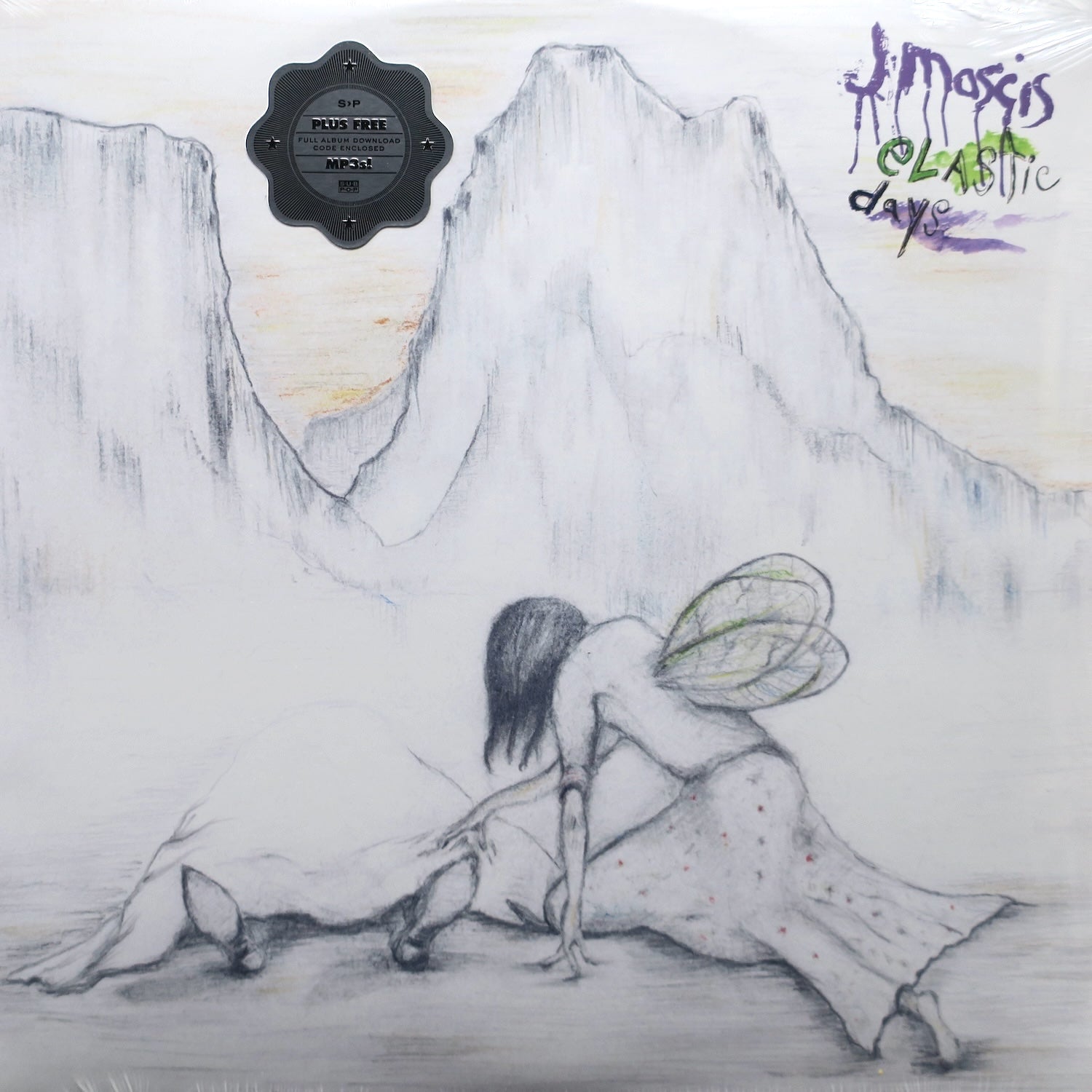 J MASCIS 'Elastic Days' Vinyl LP Record by Dinosaur Jr - Limited Edition Rock Music Album for Vinyl Collectors & Music Lovers - Perfect for Home Listening & Gift Giving
