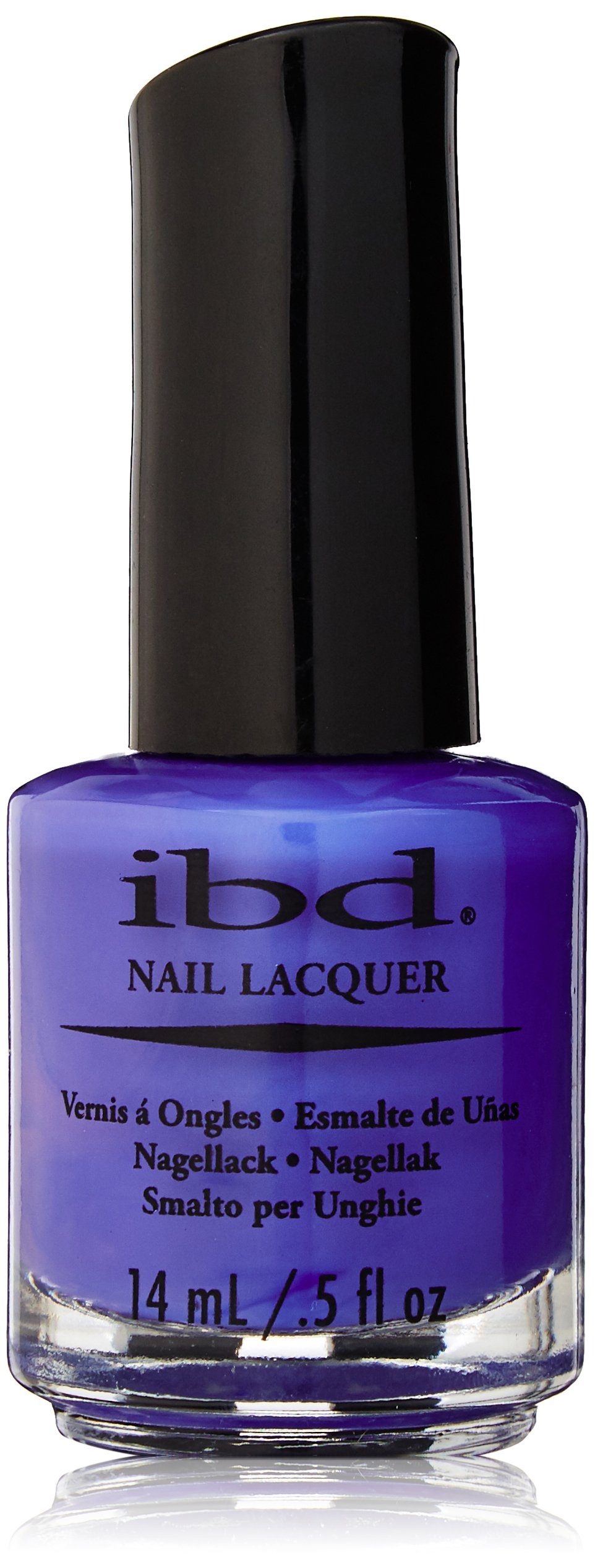IBD Nail Polish - Bardot Indigo Blue Gel Polish for Salon & Home Manicures | Long-Lasting Professional Nail Lacquer for Women | Perfect for Parties, Weddings & Special Occasions