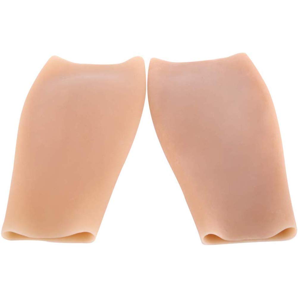Realistic Fake Calf Leg Silicone Sleeve Enhancer - Natural Looking Leg Padding for Thin & Skinny Legs | Cosplay, Costume, Halloween, Theater & Everyday Wear
