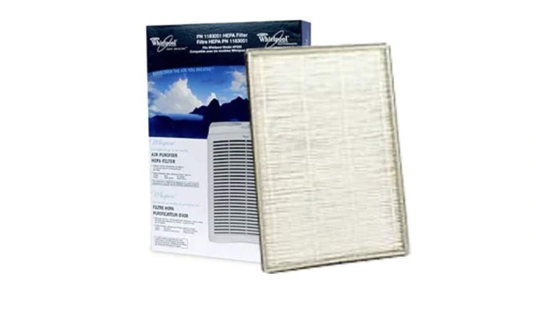 Whirlpool 1183051 & 1187018 HEPA Air Filter Replacement - Compatible with Select Whirlpool Refrigerators - Improves Air Quality for Home & Kitchen Use