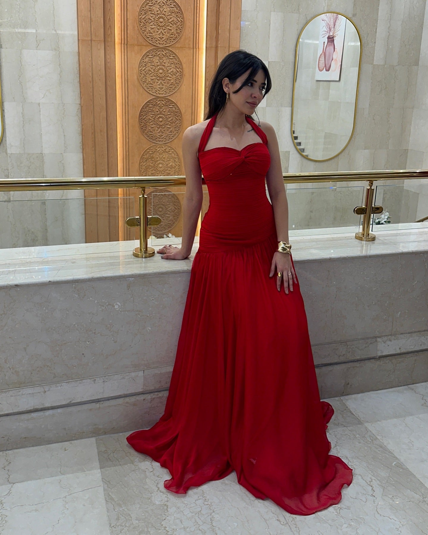 Elegant Red Chiffon A-Line Prom Dress for Formal Evening Parties & Special Occasions - Style J6277 | Perfect for Homecoming, Dances & Black Tie Events