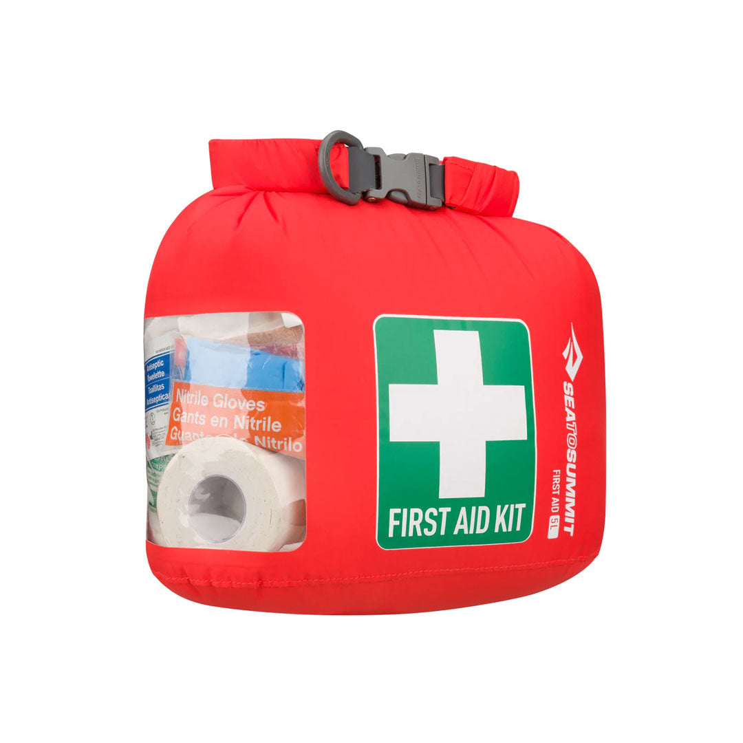 Sea to Summit First Aid Dry Sack 5L Waterproof Medical Kit Bag - Perfect for Camping, Hiking, and Emergency Preparedness