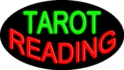 Handmade USA Neon Sign for Tarot Reading - Perfect for Psychic Shops, Home Decor & Spiritual Spaces