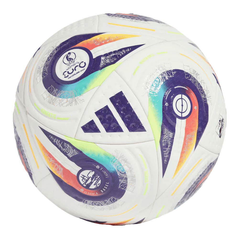 Adidas Women's Euro25 Pro Football - Official Size 5 Soccer Ball for Training & Matches - Perfect for Practice, Games & Gifts