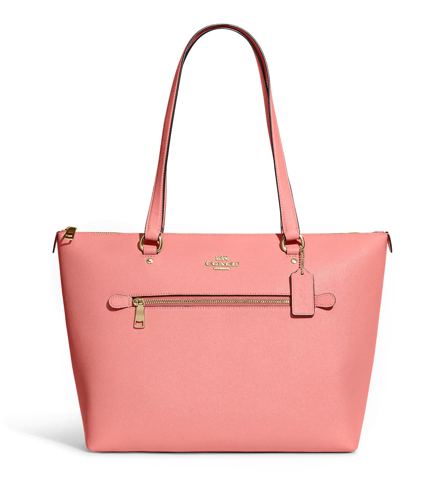 Coach Women's Gallery Tote Bag - Genuine Crossgrain Leather Handbag for Work, Travel & Everyday Use | Stylish Designer Purse with Spacious Interior