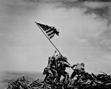 Hot Stuff Enterprise 3691-12x18-CP Iwo Jima Poster - Vintage WWII Battle Art Print for Home, Office & Classroom Decor - Patriotic Wall Art for History Buffs & Military Enthusiasts