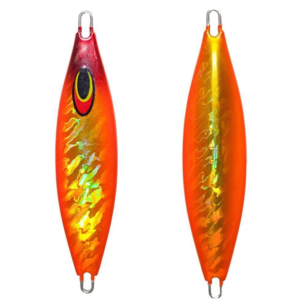 Nomad Design Buffalo Slow Pitch Jig - Full Glow Pink Fishing Lure 230g/8oz for Saltwater & Freshwater Bass Fishing