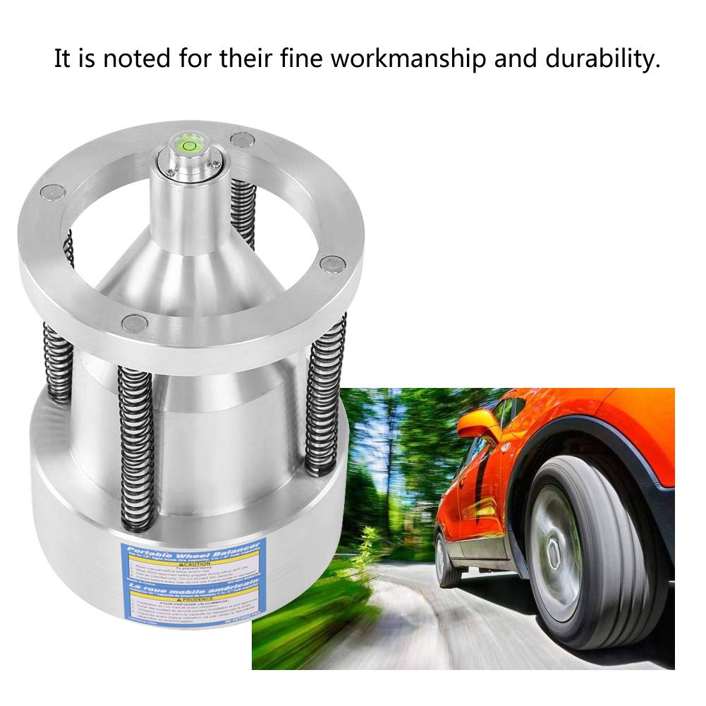 Heavy Duty Portable Truck Wheel Balancer - Bubble Level Rim Balancer for Smooth Rides & Tire Maintenance | Perfect for Semi Trucks, Trailers & Off-Road Vehicles