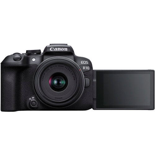 Canon EOS R10 Mirrorless Camera with 4K Video, RF-S 18-45mm Lens - Perfect for Vlogging, Travel Photography & Content Creation