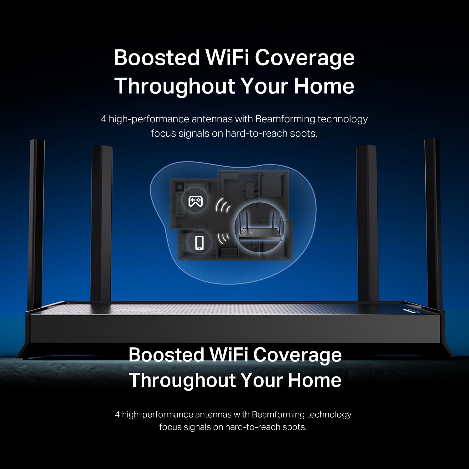 TP-Link Archer BE230 Wi-Fi 7 Router | Dual-Band BE3600 (3.6Gbps) | 2×2.5G + 3×1G Ports | Quad-Core 2.0GHz | 4 High-Gain Antennas | USB 3.0/2.0 | VPN Support | EasyMesh & HomeShield Security | Ideal for 4K Streaming, Gaming & Smart Home Devices