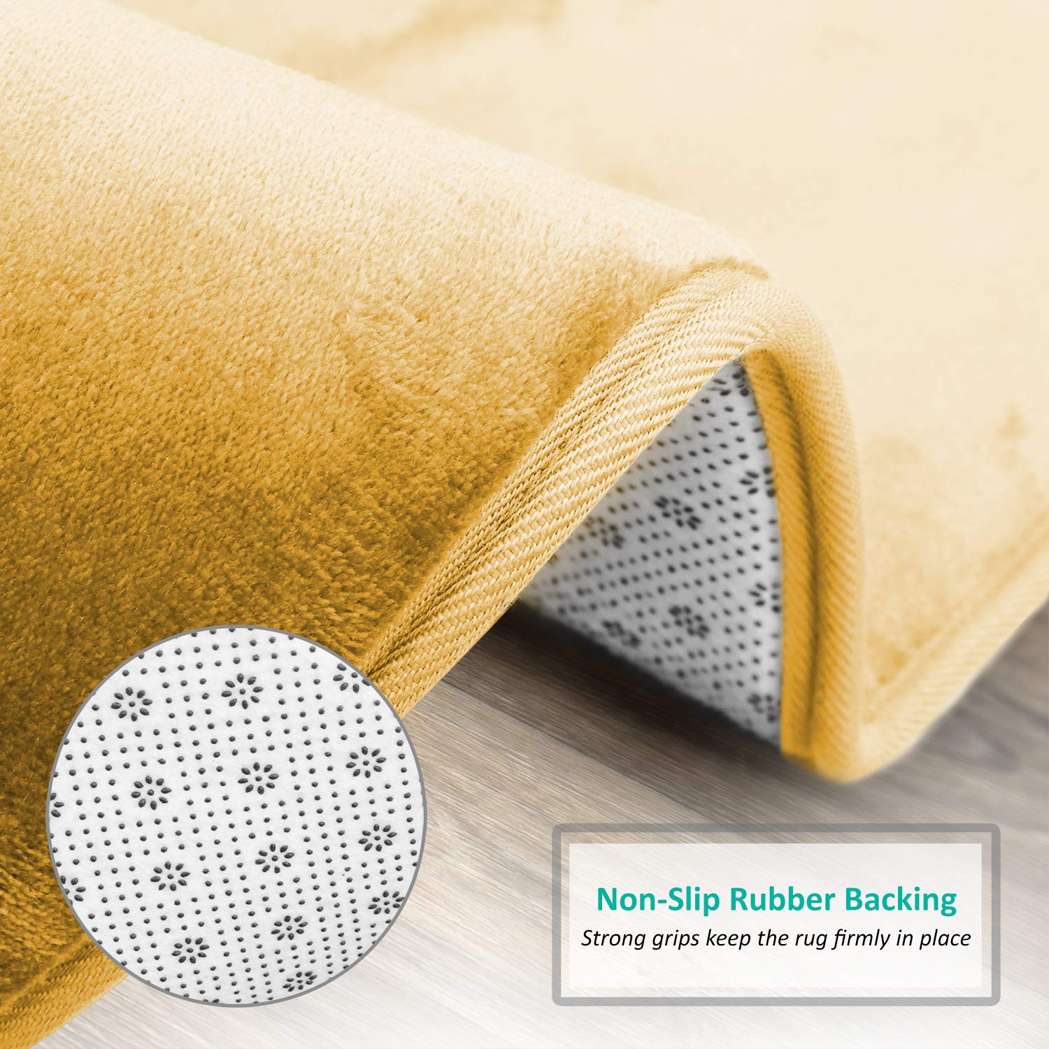 Clara Clark Memory Foam Bath Mat Set of 2 - Ultra Soft Non-Slip Bathroom Rug, Super Absorbent & Fast Drying, 20