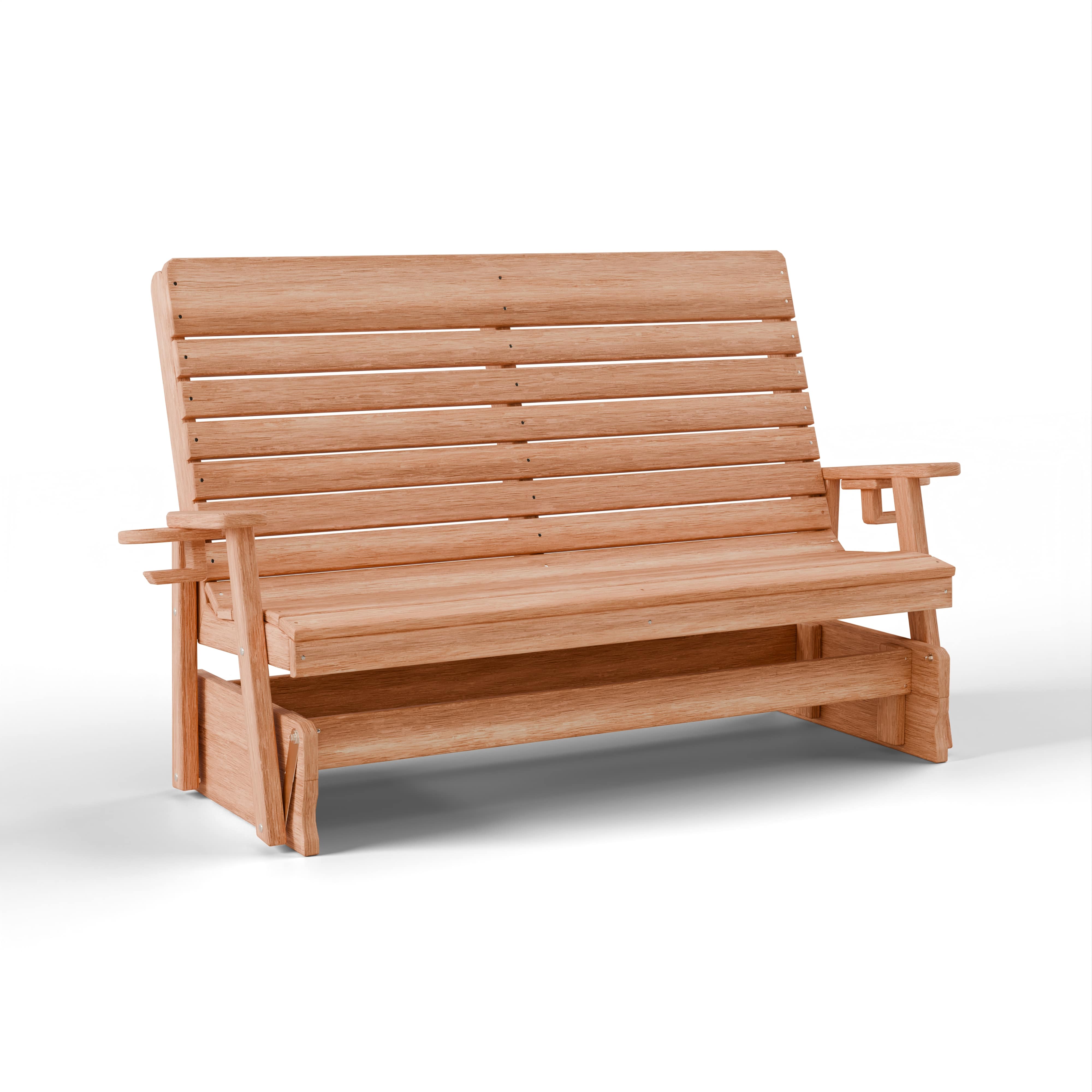 Keystone Amish Co. Salem Pressure Treated Porch Glider - Outdoor Patio Swing for Garden, Deck, Backyard Relaxation & Porch Decor