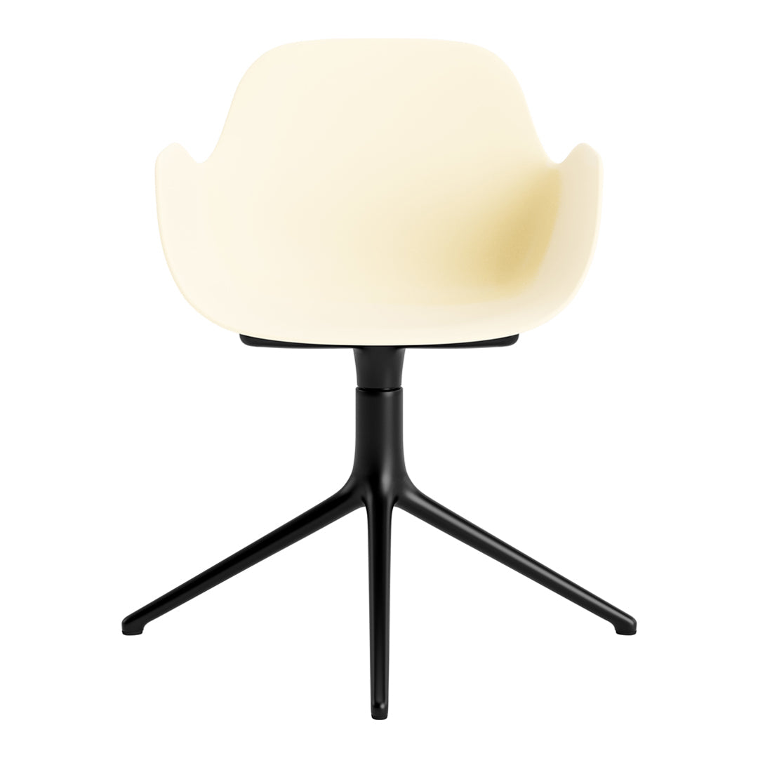 Modern Form Armchair with 4L Swivel Base - Ergonomic Office Chair for Home & Workspace - Perfect for Working, Gaming, and Relaxing