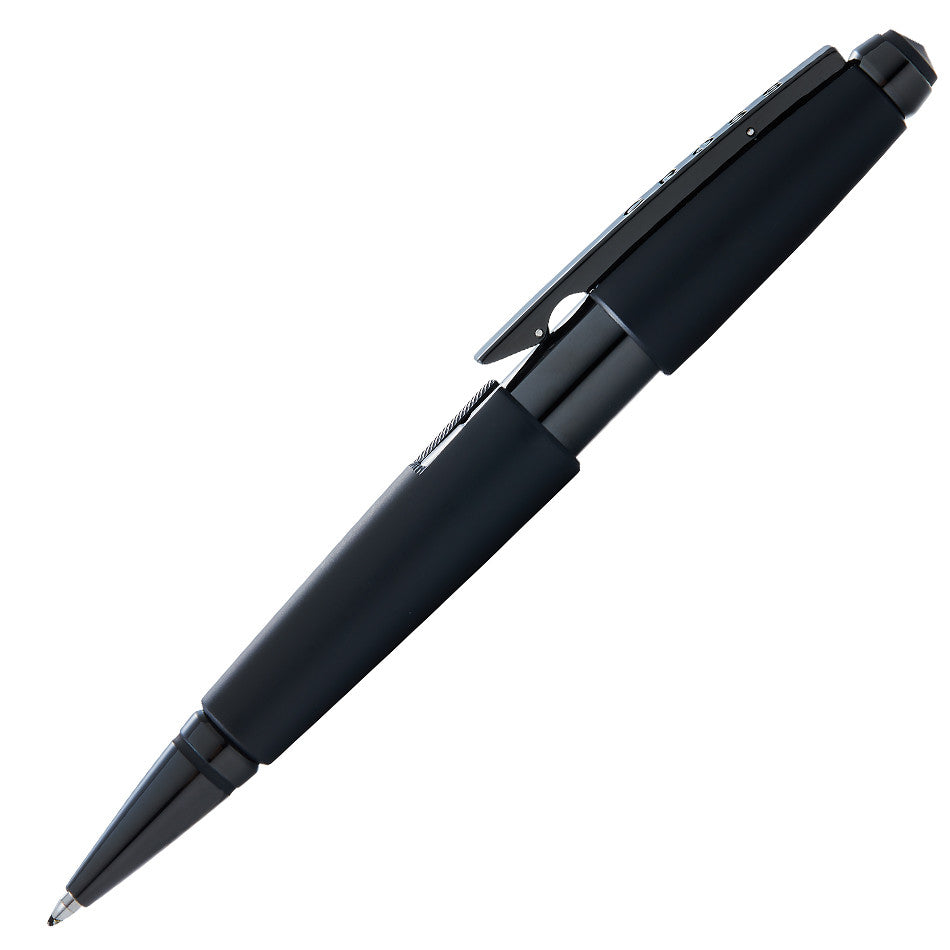 Premium Cross Edge Telescopic Selectip Rollerball Pen - Matte Black Finish for Smooth Writing | Ideal for Office, School & Business Signatures