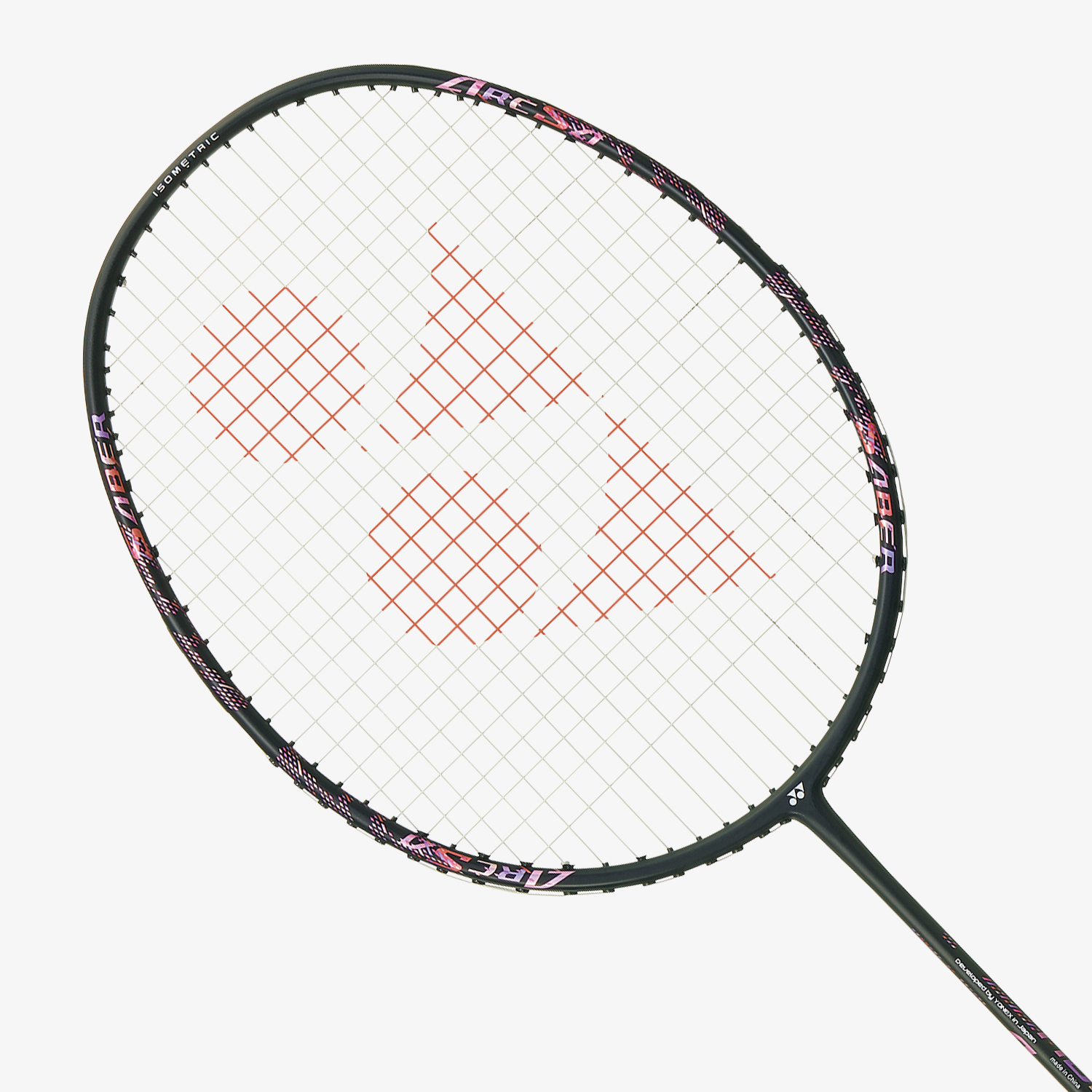Yonex Arcsaber 2 Ability Badminton Racket (Black/Pink) - Pre-Strung with High Performance for Competitive Play & Training