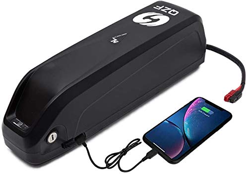 48V 13Ah Lithium Ion Ebike Battery with Charger - Compatible with 200W-1000W Electric Bike Motor Kits - Perfect for Commuting, Mountain Biking & Long-Distance Rides