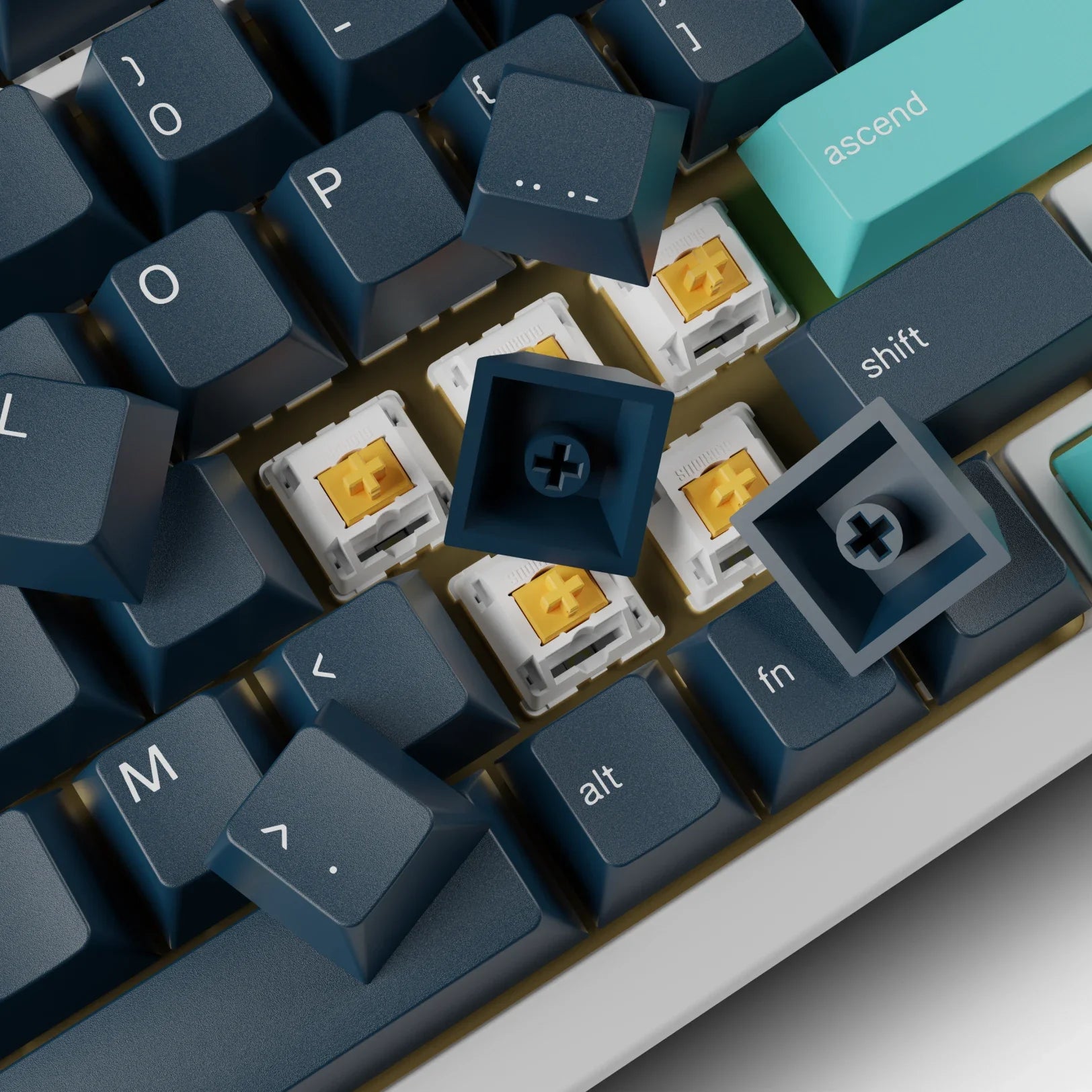 GPBT Celestial Series V1 Dye Sublimated Keycaps - Custom Mechanical Keyboard Keycaps for Gaming & Typing - Perfect for PC, Mac & Laptop Enthusiasts