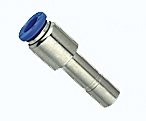8mm to 4mm Push to Connect Air Fitting Reducer - Quick Connect Pneumatic Tube Coupler for Air Compressor, HVAC Systems & Industrial Applications