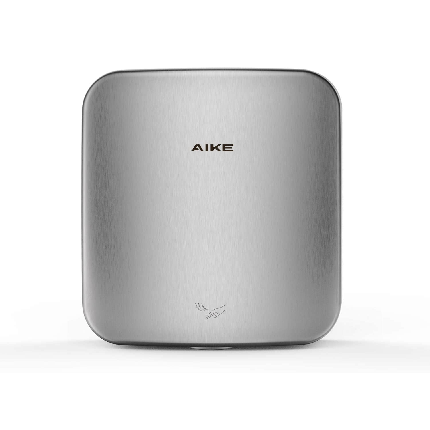 AK2800C Heavy Duty Jet Cube High Speed Hand Dryer - 110V 1400W Commercial Bathroom Hand Dryer with Brushed Stainless Steel Cover | Ideal for Restaurants, Hospitals, Schools & Public Restrooms