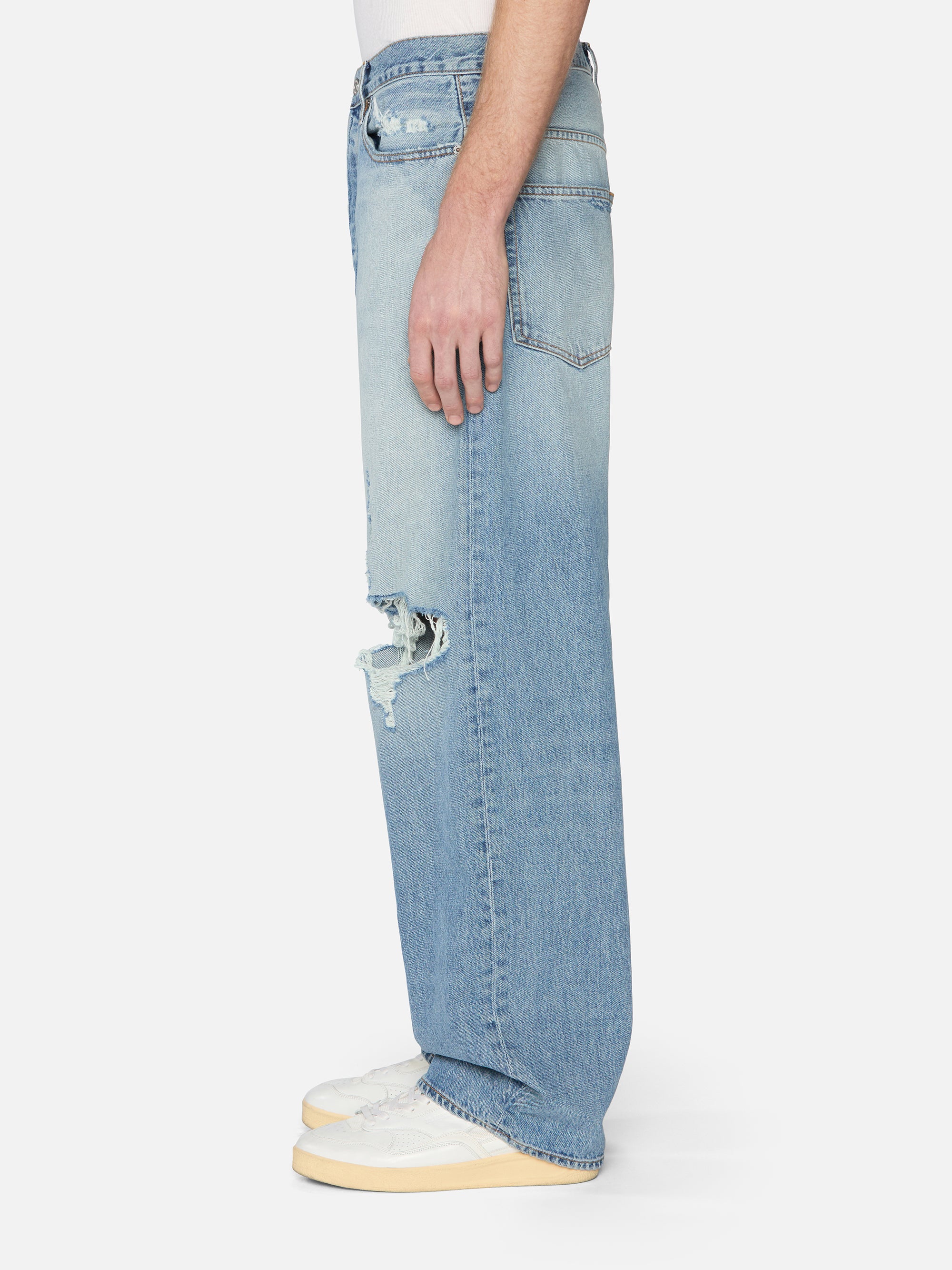Distressed Baggy Jeans for Women - High Waisted Relaxed Fit Denim Pants | Perfect for Casual Outfits, Streetwear & Everyday Comfort