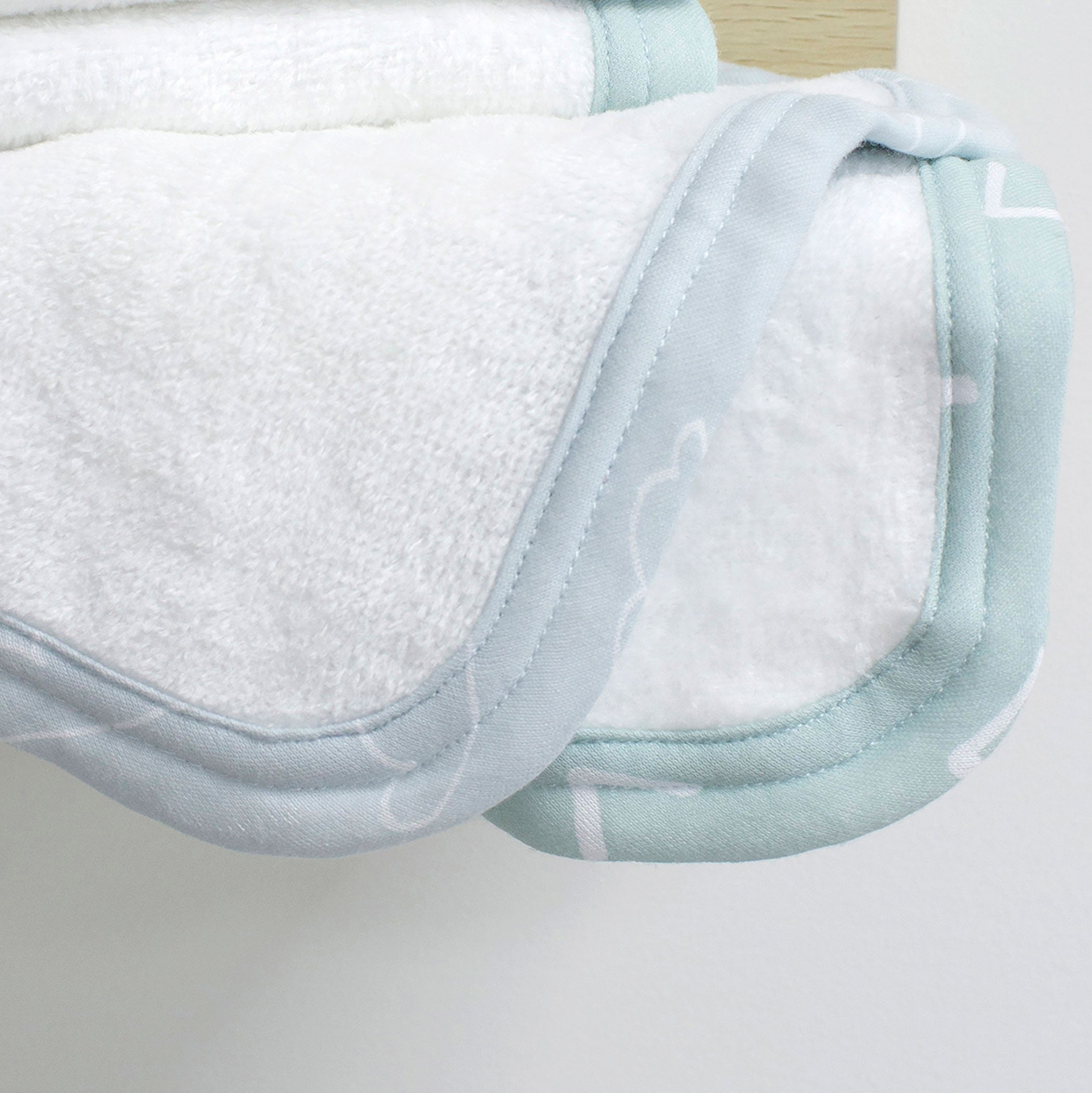 Nordic 3-Pack Wash Cloths - Dusty Sky & Mint Colors | Soft Bath & Kitchen Towels for Gentle Cleaning & Spa Days