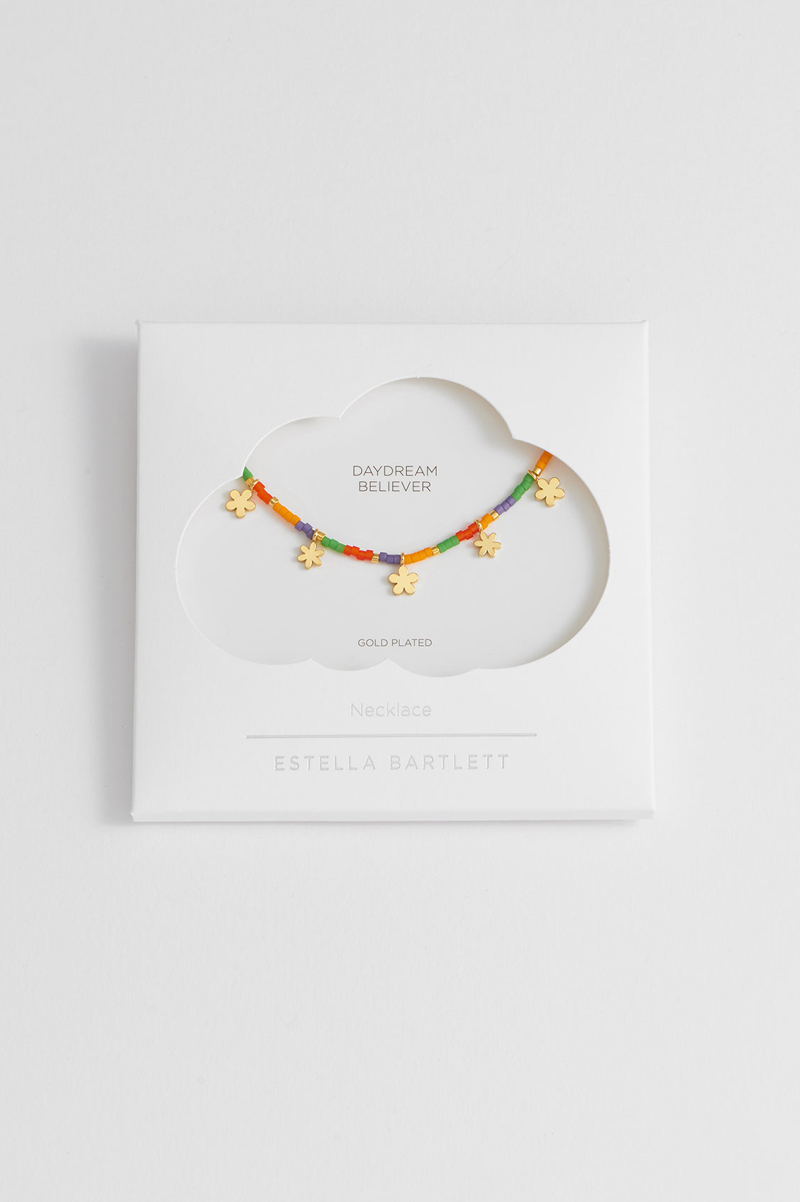 Ditsy Flower Miyuki Beaded Necklace - Elegant Handmade Jewelry for Women, Perfect for Weddings, Parties & Everyday Wear
