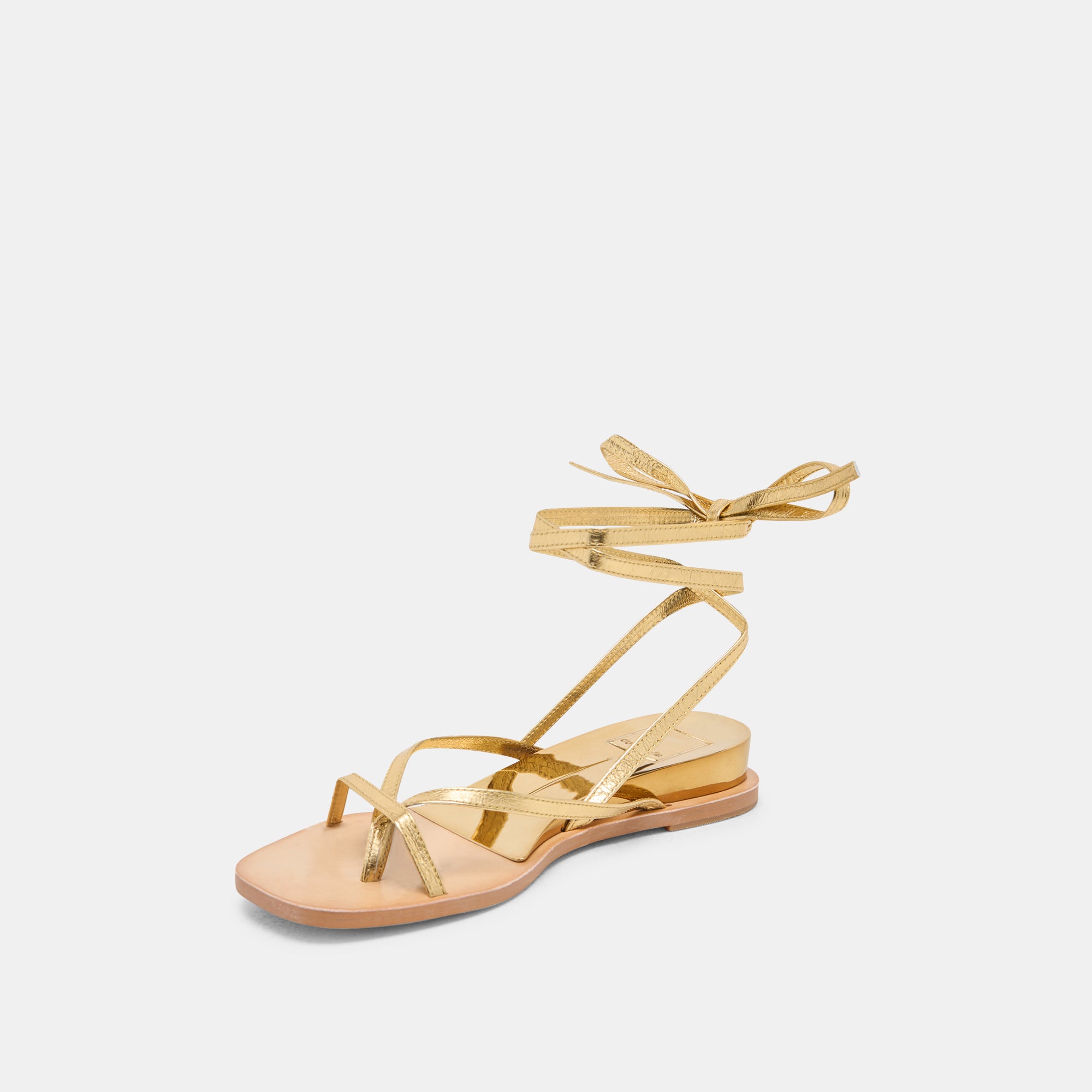 RUDIE Women's Dark Gold Metallic Leather Sandals - Comfortable & Stylish for Summer, Beach, and Casual Outings