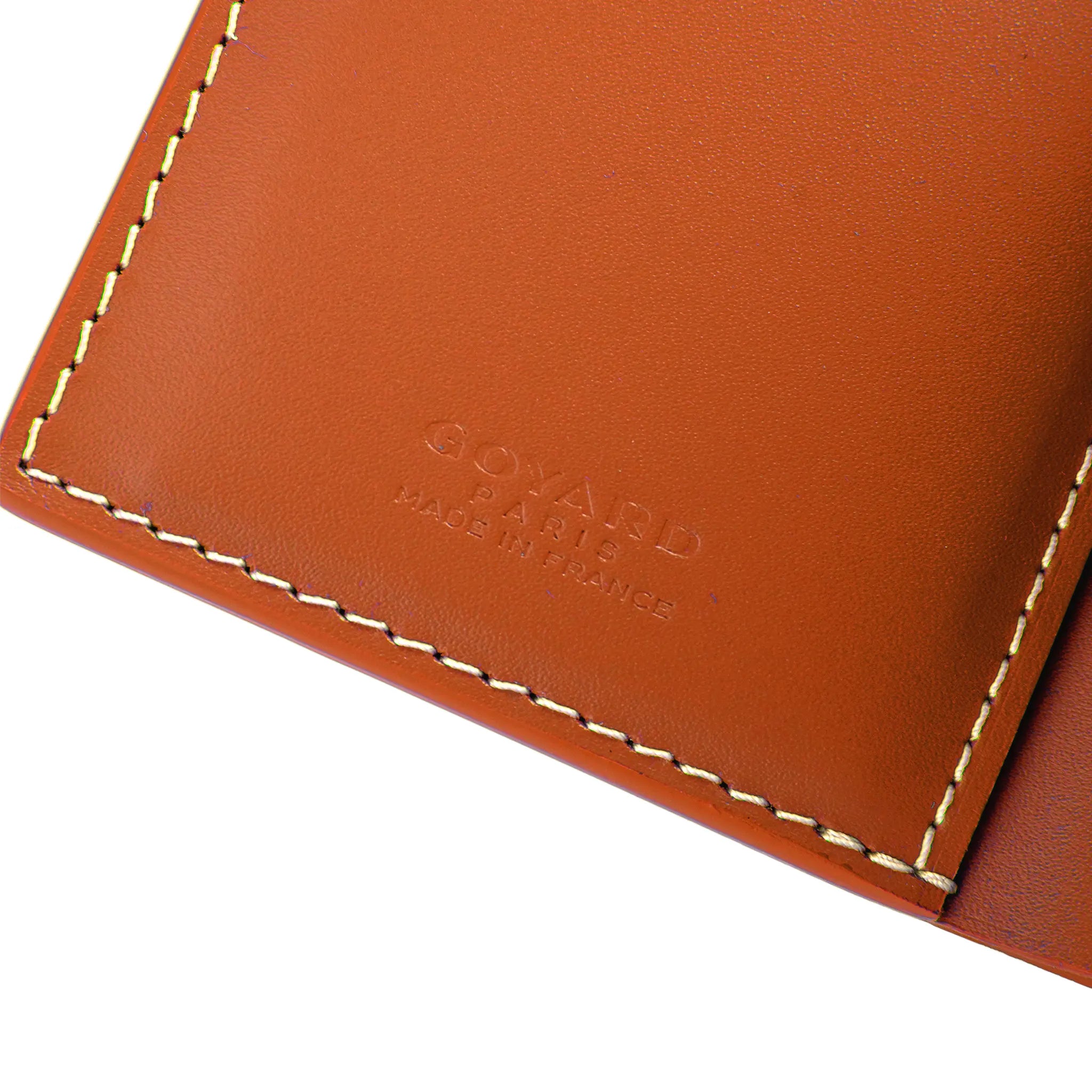 Goyard Saint Pierre Card Wallet in Black & Tan - Premium Leather Card Holder for Men & Women - Perfect for Travel, Business & Everyday Use