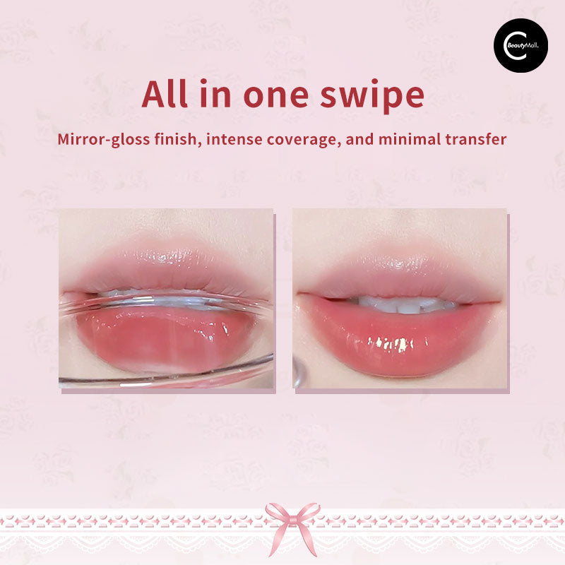Gogotales Gemstone Gloss Lip Lacquer - Shiny Long-Lasting Lip Gloss with Natural Oils | Perfect for Daily Wear, Parties & Special Occasions