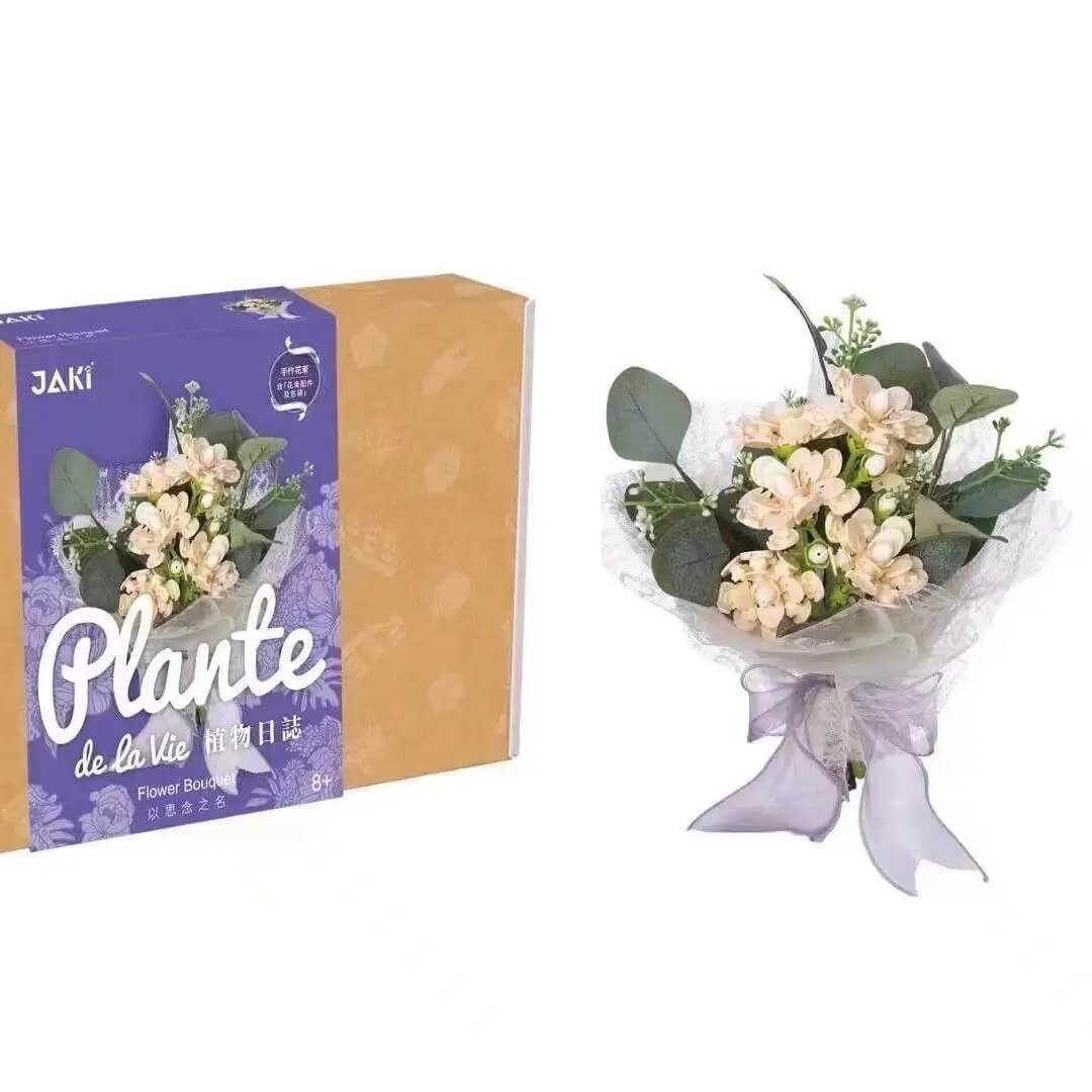 Beautiful JAKI Artificial Flower Bouquet for Home Decor, Weddings, and Events - Realistic Silk Floral Arrangement