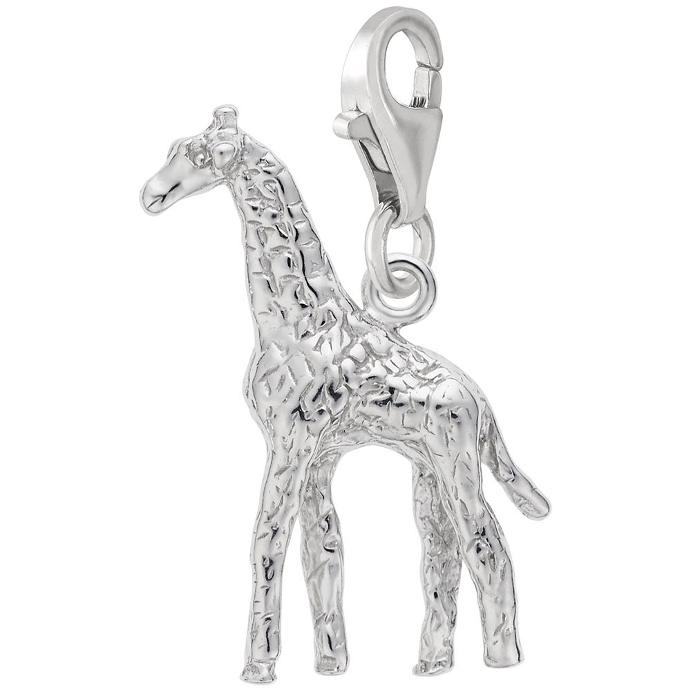 Giraffe Charm Pendant with Lobster Claw Clasp - Dainty Jewelry Charms for Bracelets & Necklaces - Perfect for DIY Jewelry Making, Gift Giving and Fashion Accessories