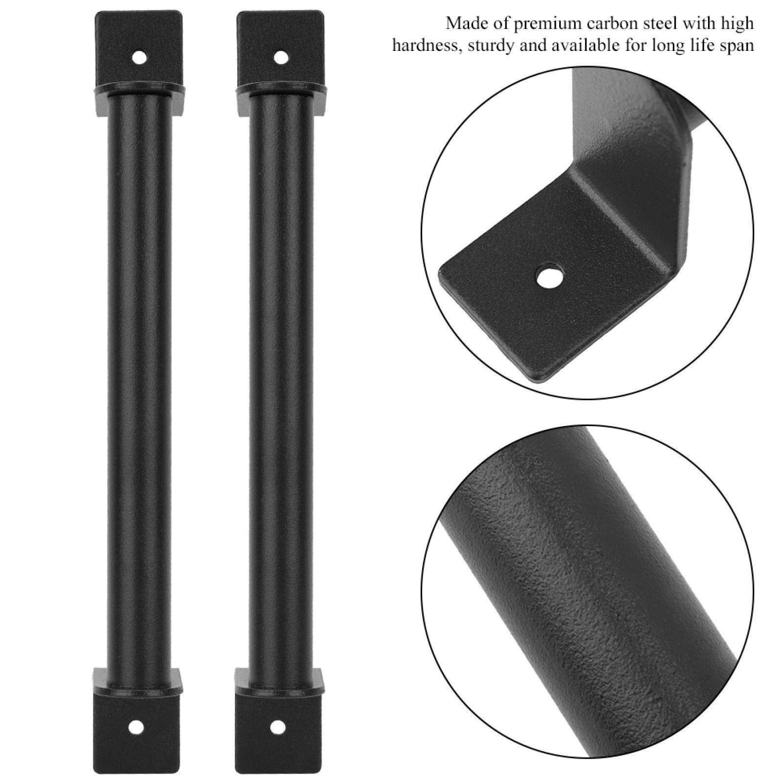 Premium Carbon Steel Door Handle 9.06 x 2.05 Inch - Heavy Duty Anti-Slip Pull Handle with Comfort Grip for Barn Doors, Closet Doors & Cabinets - Durable Hardware for Home, Office and Commercial Use