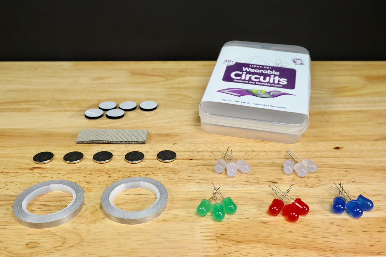 Wearable Circuits Standard Kit - DIY Electronics for Beginners | STEM Learning & Fashion Tech Projects