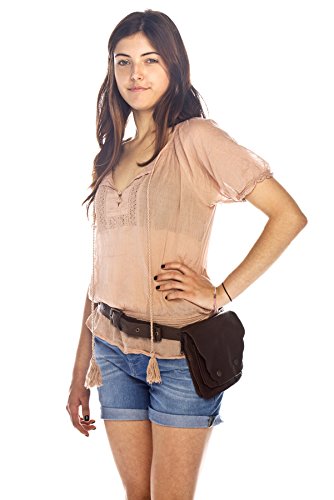 Premium Handmade Custom Leather Hip Bag - The Burn Notice Bag - Stylish & Durable Waist Pack for Travel, Hiking & Everyday Use