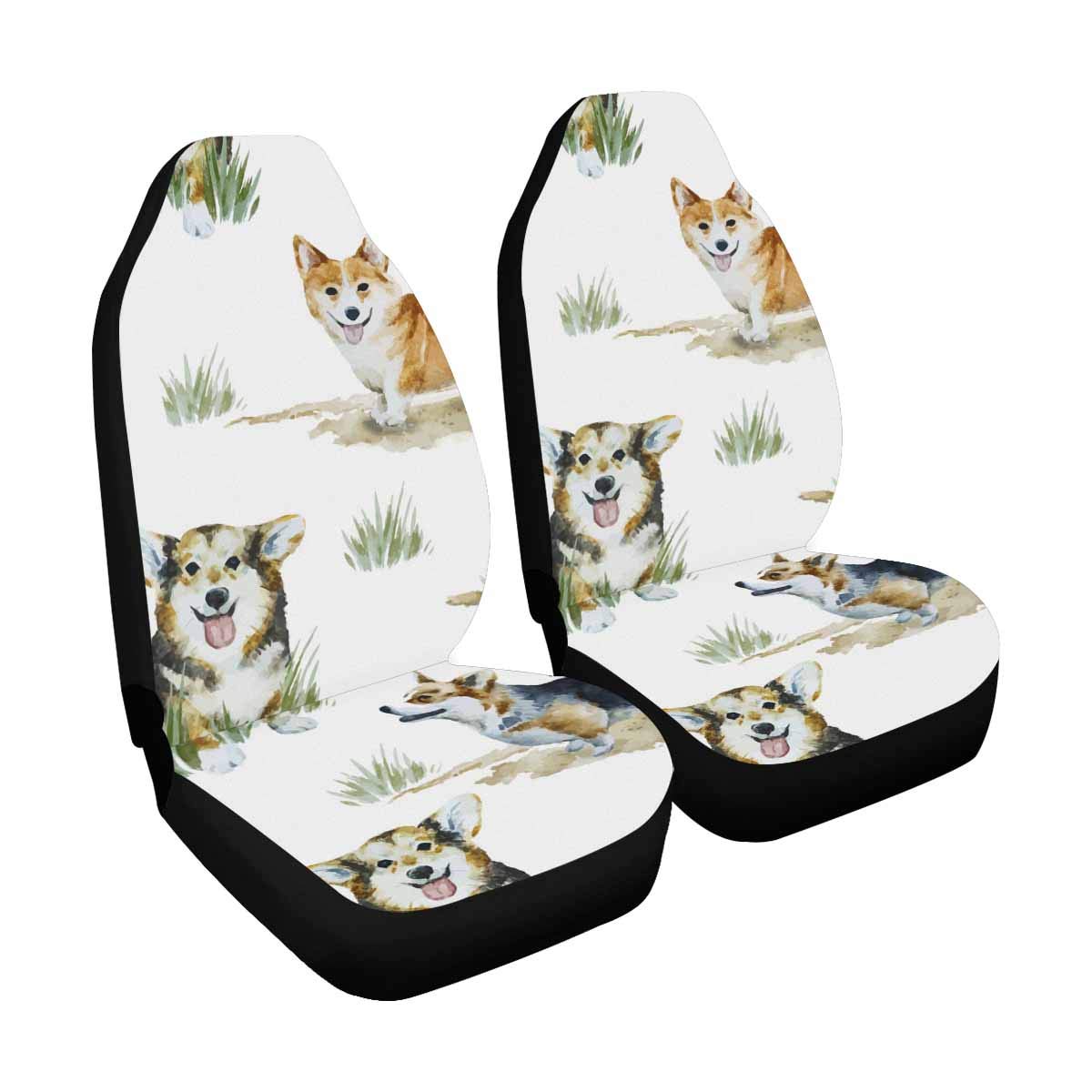 Premium Car Seat Covers for Cars & SUVs - 2-Piece Polyester Set | Universal Fit, Comfort & Protection | Perfect for Road Trips, Daily Commutes & Pet Owners