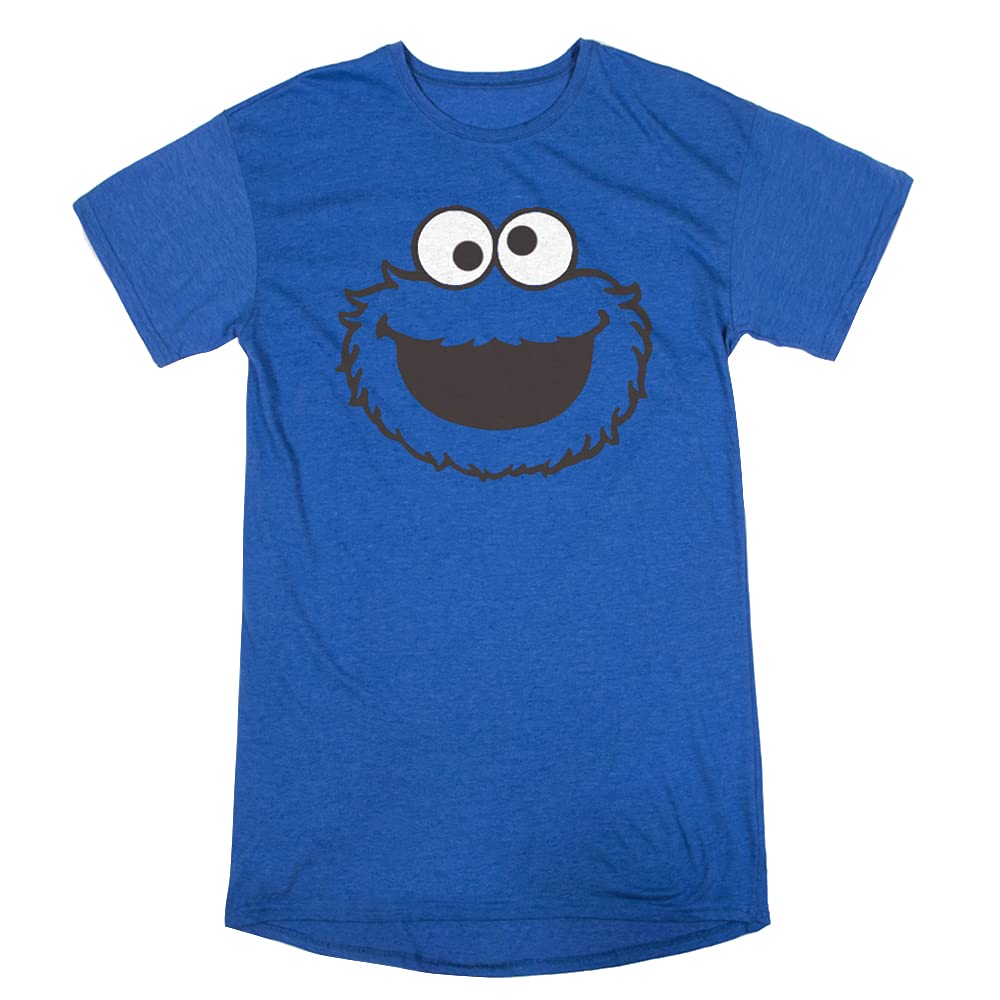 Sesame Street Cookie Monster Graphic Tee for Kids - Blue Cotton T-Shirt with Funny Character Design - Perfect for Casual Wear, Birthday Gifts & School Activities