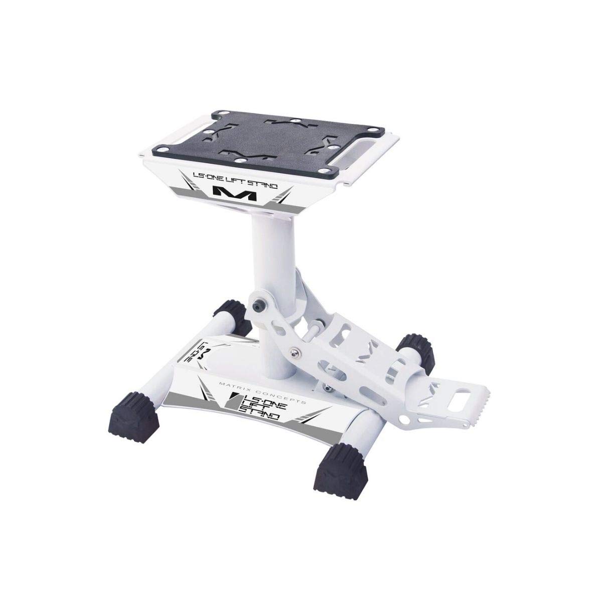 Matrix Concepts LS1 Bike Lift Stand - Adjustable White Bicycle Repair Stand for Easy Maintenance & Storage | Perfect for Home Garage, Bike Shops & Cycling Enthusiasts