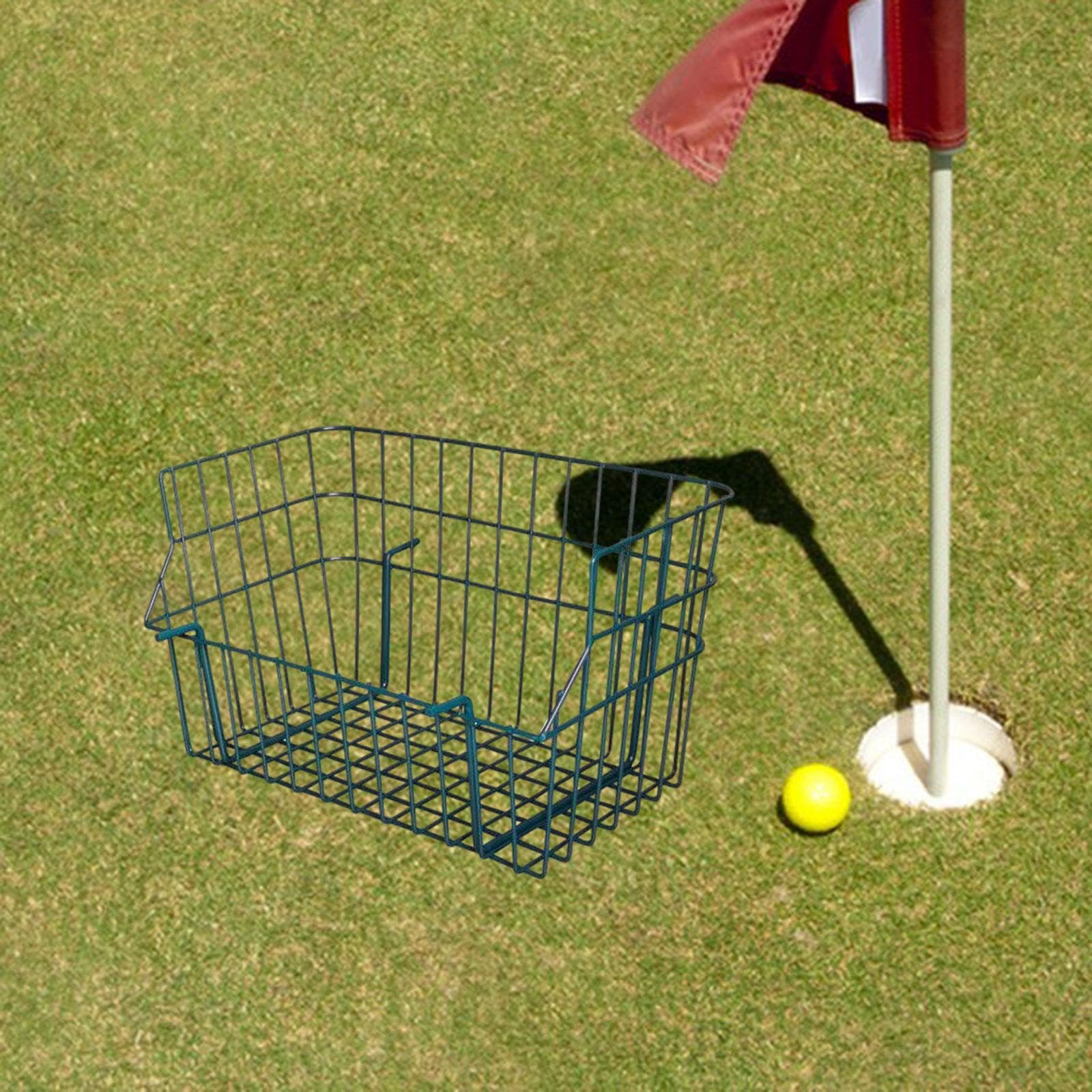 Premium Metal Golf Ball Basket - Durable Golf Ball Holder for Golf Ball Picker & Retriever | Perfect for Driving Range, Golf Course & Practice Sessions