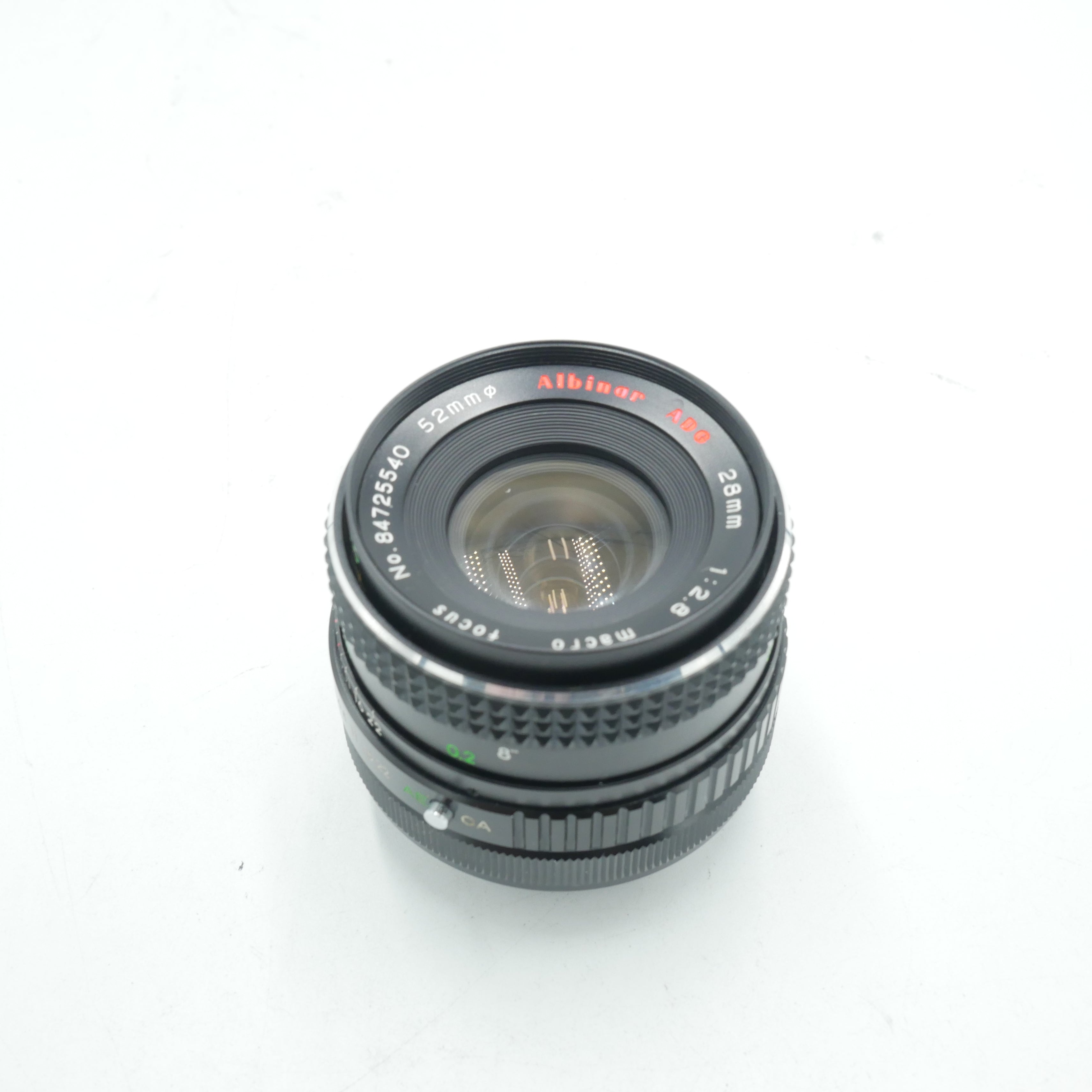 Albinar 28mm F2.8 Manual Focus Prime Lens for Canon Nikon Sony DSLR Cameras - Vintage Photography, Portrait & Street Shooting