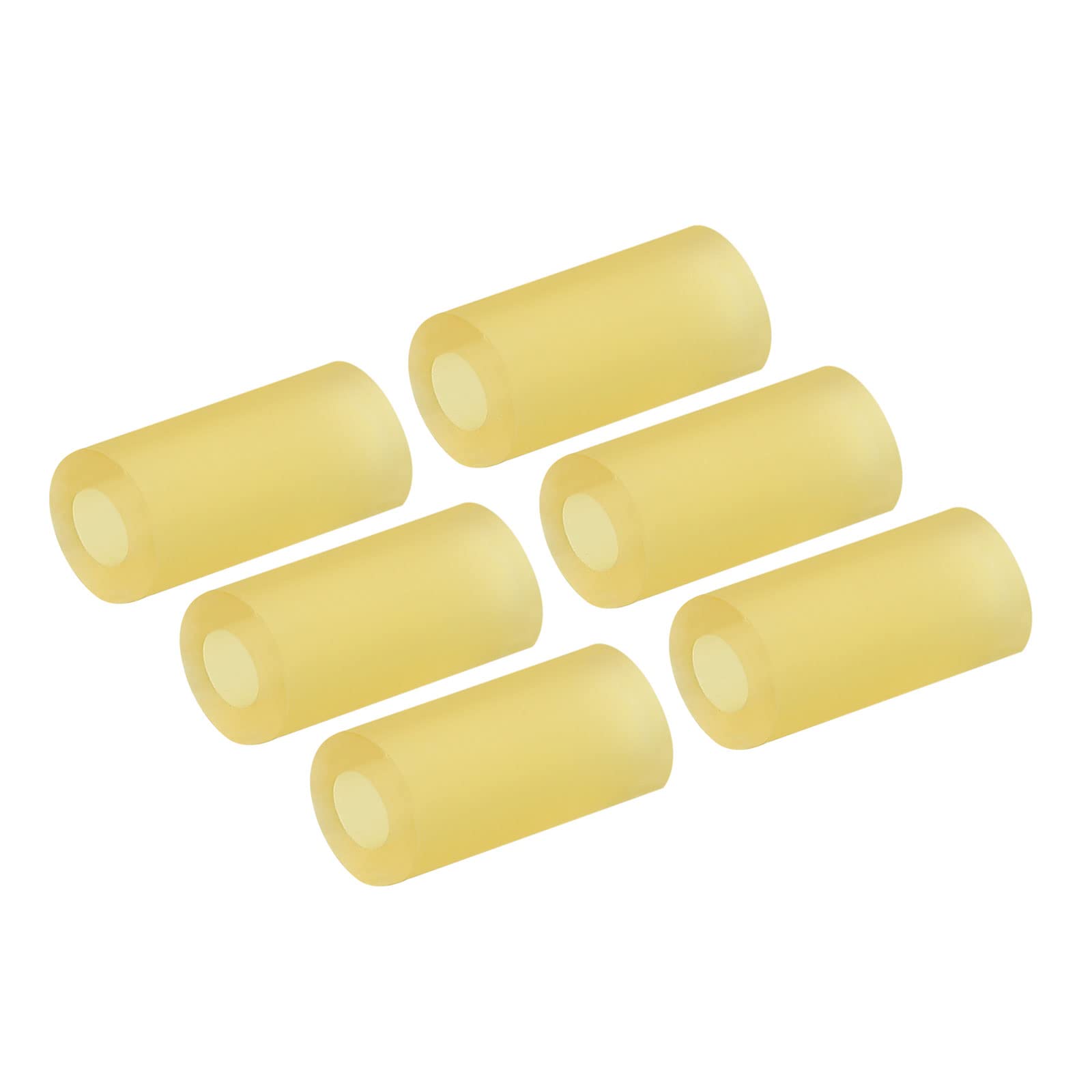 Premium Guitar Pickup Mounting Tubes - 6 Pack Rubber Tubing for Electric Guitar Pickup Height Adjustment & Installation | Ideal for DIY Guitar Repair, Setup & Customization