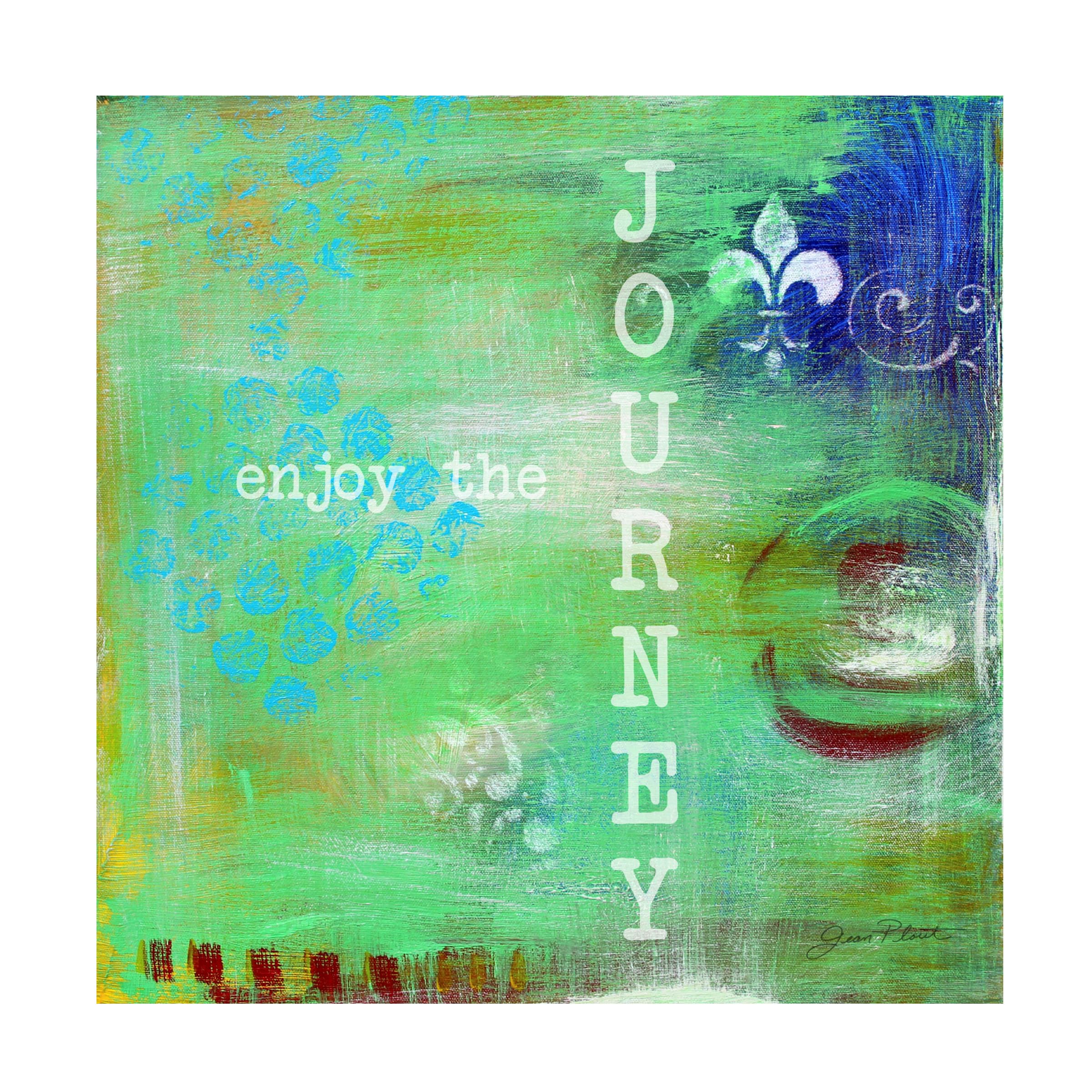 Abstract Inspirations B Canvas Wall Art by Jean Plout - 35x35 Inches Modern Home Decor for Living Room, Bedroom & Office