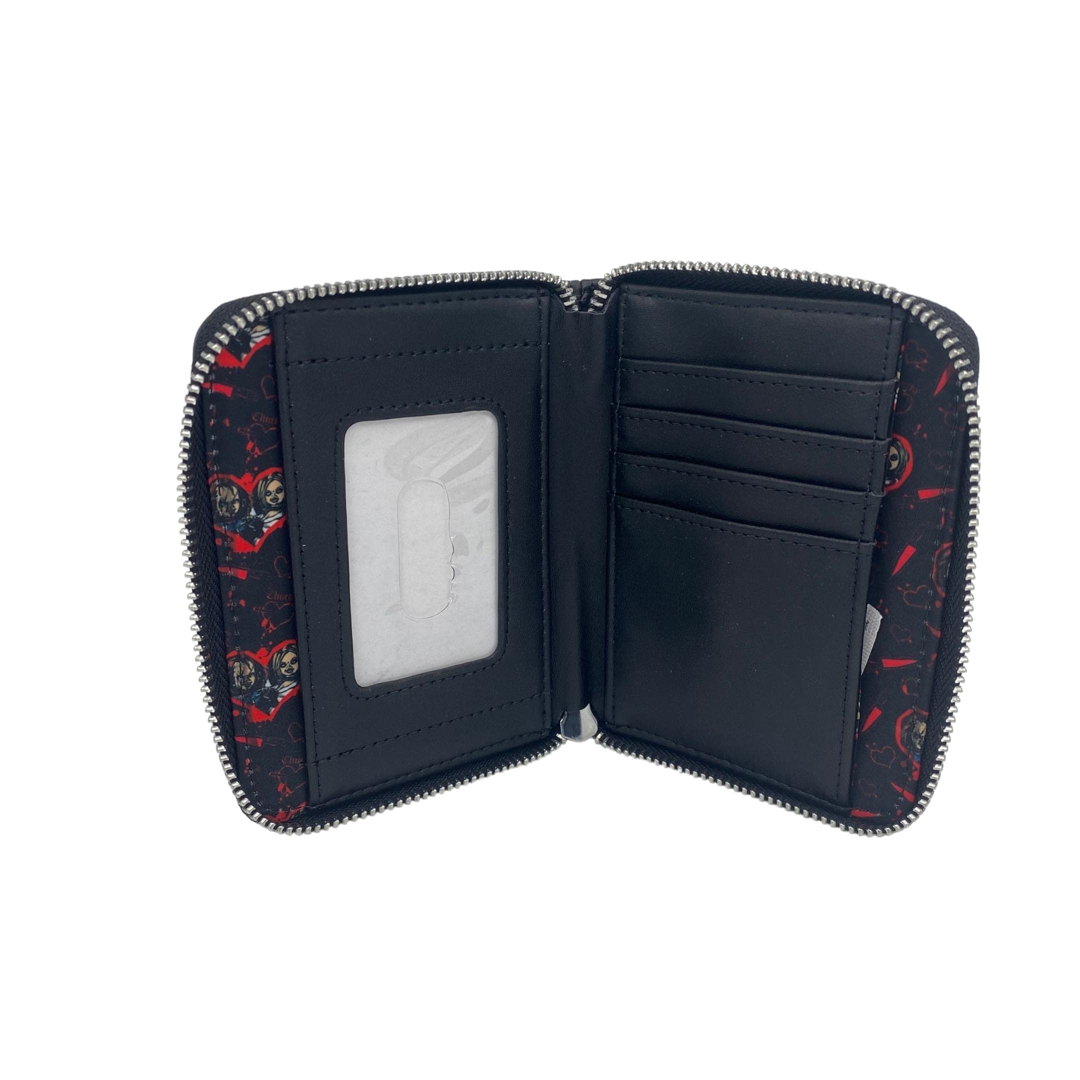 Bride of Chucky Zip Around Wallet - Horror Movie Inspired Collectible Wallet for Fans | Perfect for Halloween Costumes, Horror Conventions & Movie Merchandise Collectors
