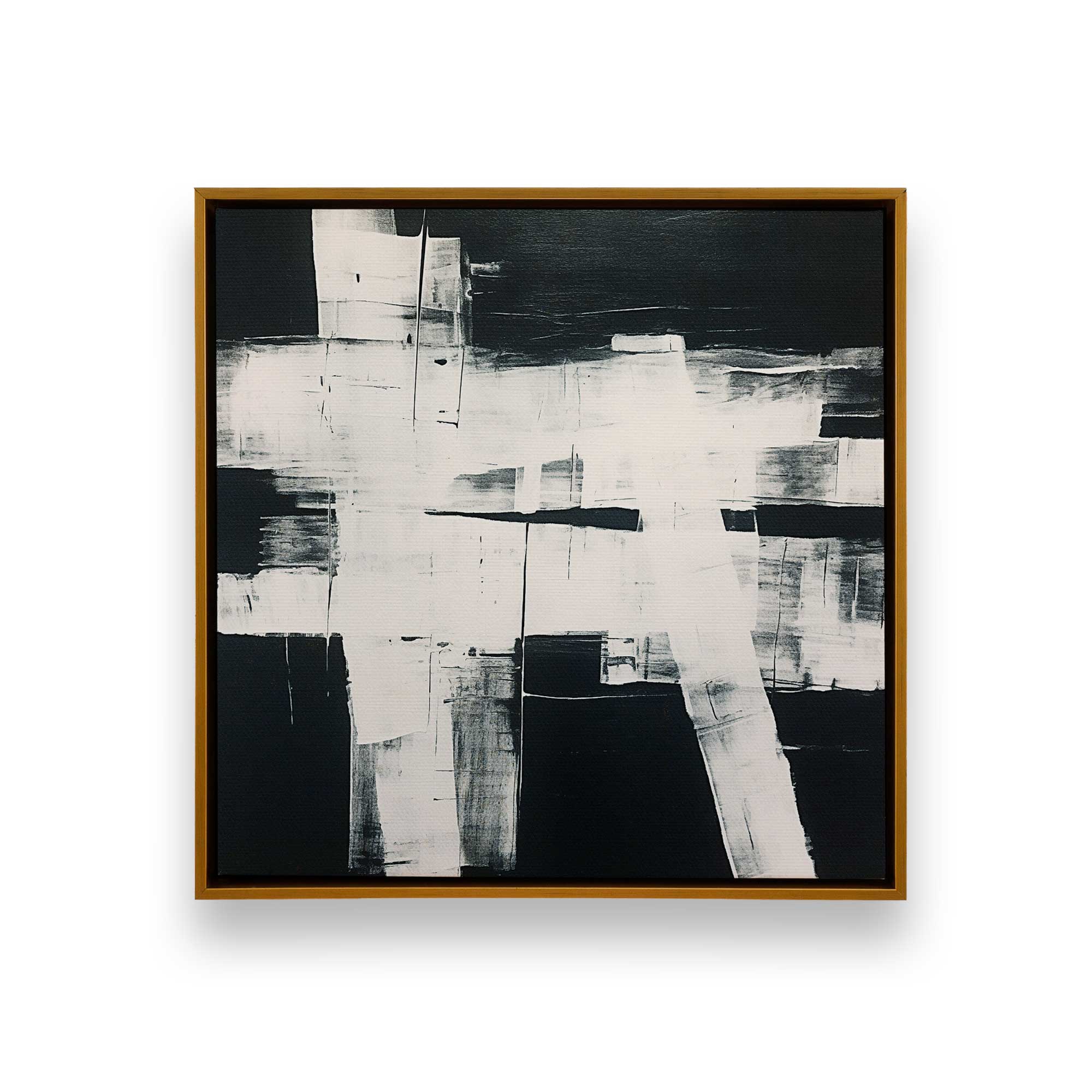Eclipsed Onyx Tangle Wall Art - Set of 2 Canvas Prints for Modern Home & Office Decor | Perfect for Living Room, Bedroom or Workspace