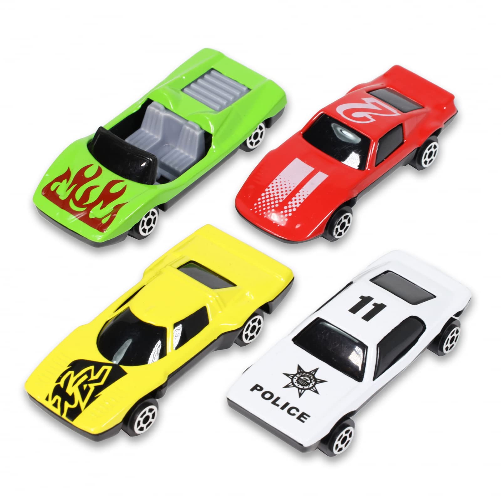 Ultimate Fleet 50pc Multicolor Diecast Toy Cars Playset for Boys - Durable Metal Car Collection for Kids Birthday Gifts & Pretend Play