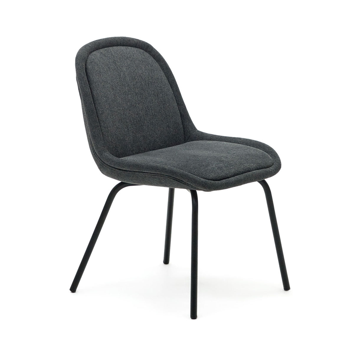 Aimin Chair by Kave Home - Modern Accent Chair for Living Room, Bedroom & Office - Comfortable Upholstered Lounge Chair with Wooden Legs