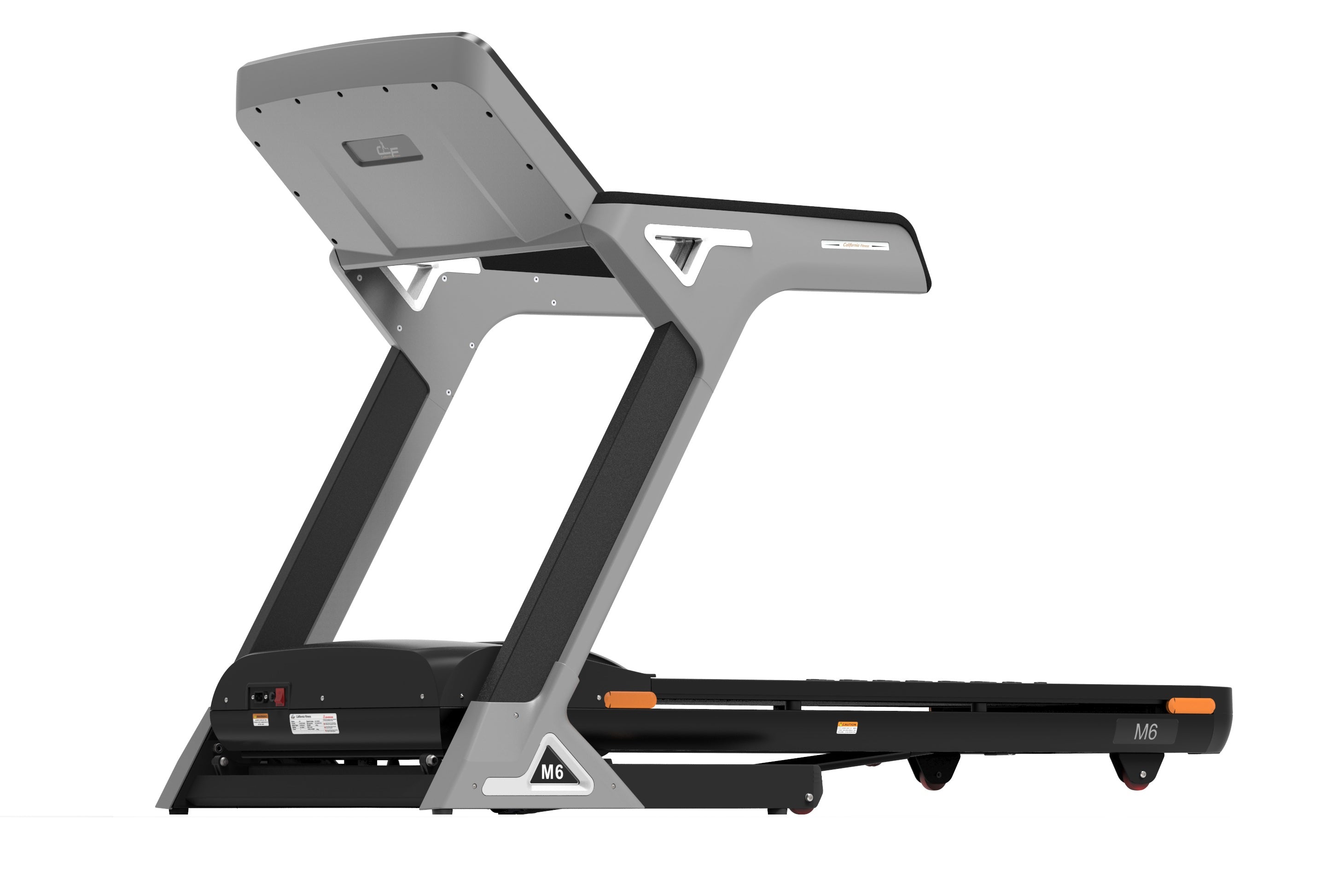California Fitness Malibu 6T Heavy Duty Folding Treadmill with Touchscreen Display - Home Gym Equipment for Cardio Workouts & Running Training (Perfect for Small Spaces & Home Offices)