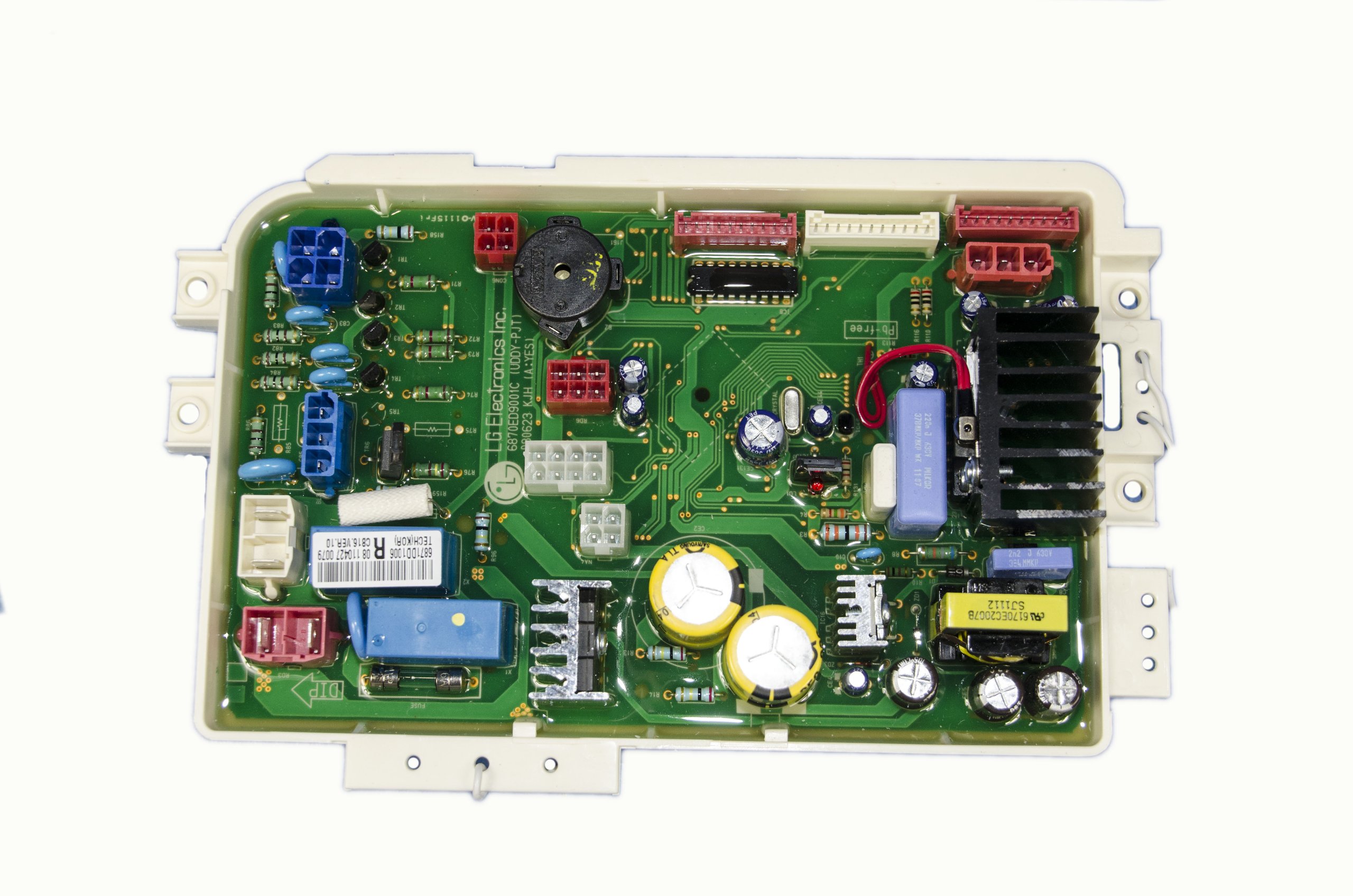LG Electronics 6871DD1006R Dishwasher Main PCB Assembly - Replacement Control Board for LG Dishwashers - Perfect for Repairing Washer Control Panels in Kitchen Appliances