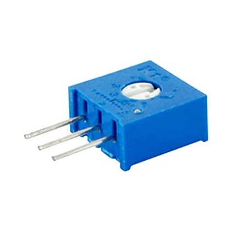 NTE Electronics 10K Ohm Single Turn Trimmer Potentiometer (Pack of 200) - 500E-0334 - Perfect for Circuit Board Adjustments & DIY Electronics Projects