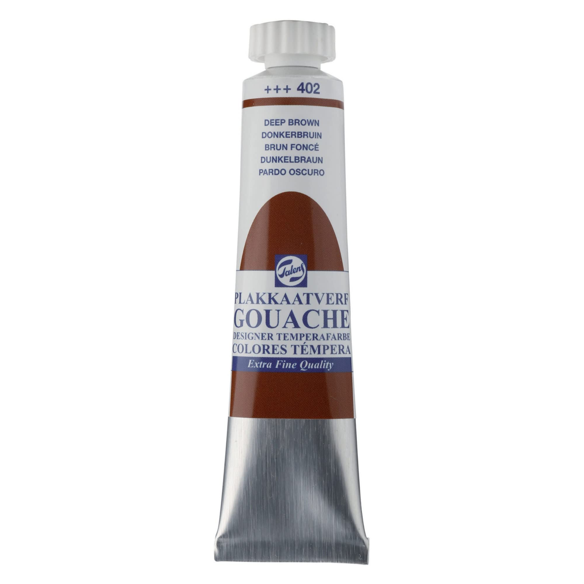 Royal Talens Gouache Paint 20ml - Deep Brown (Opaque Watercolor) | Professional Artist Quality for Canvas, Illustration & Craft Projects | Set of 1 Tube